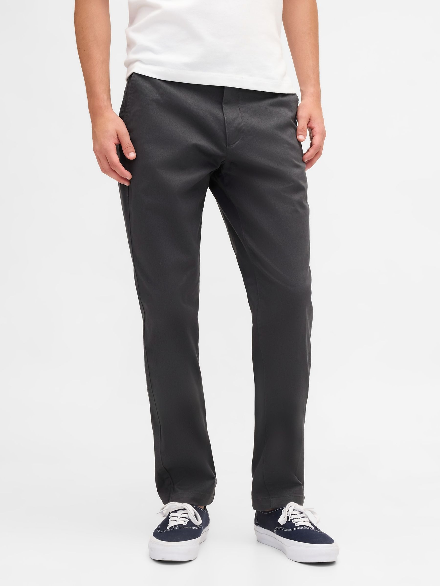 Black Slim Chinos - Image 1 of 4