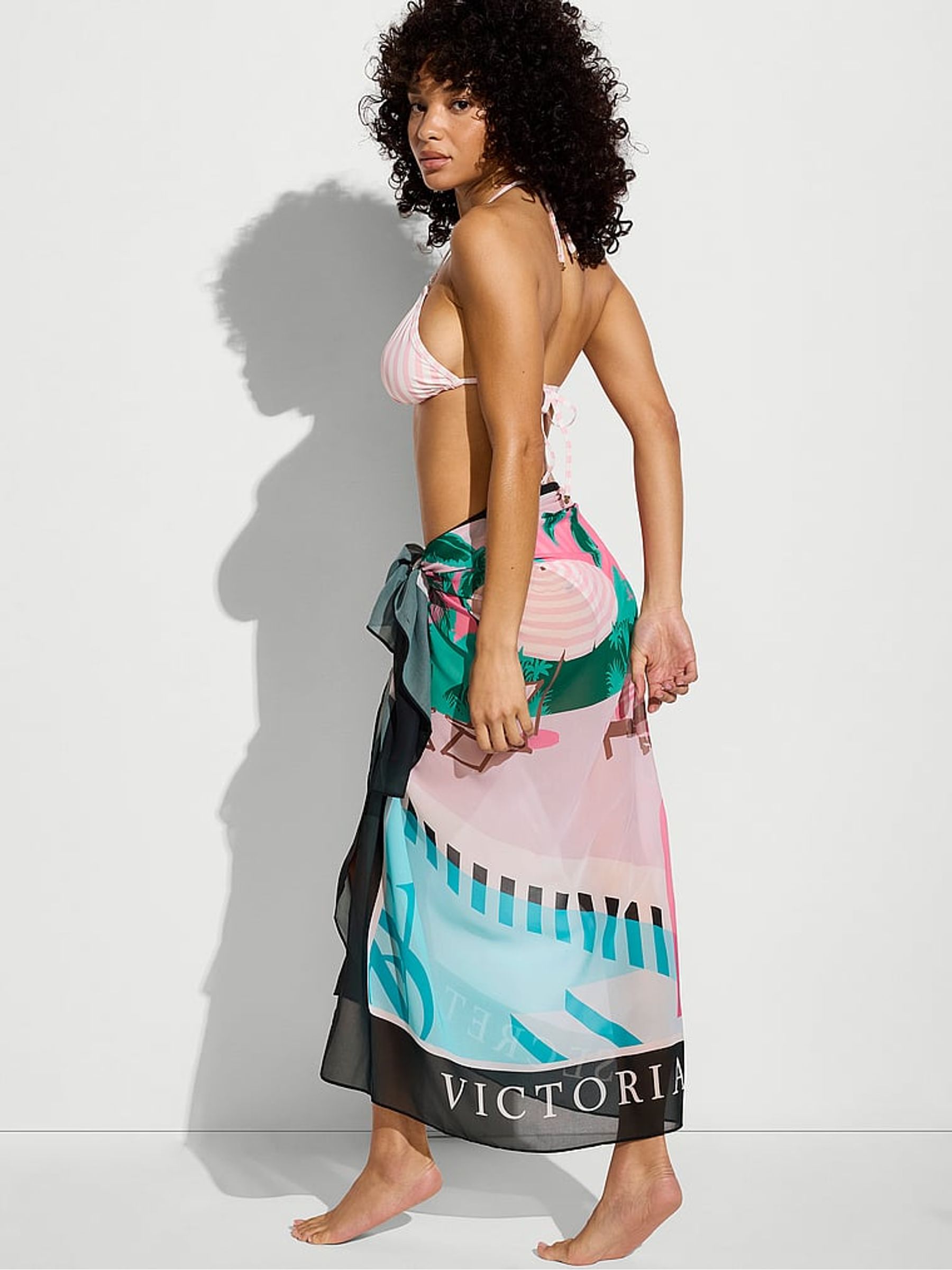 Hotel Victoria Pink Midi Sarong Coverup - Image 3 of 3