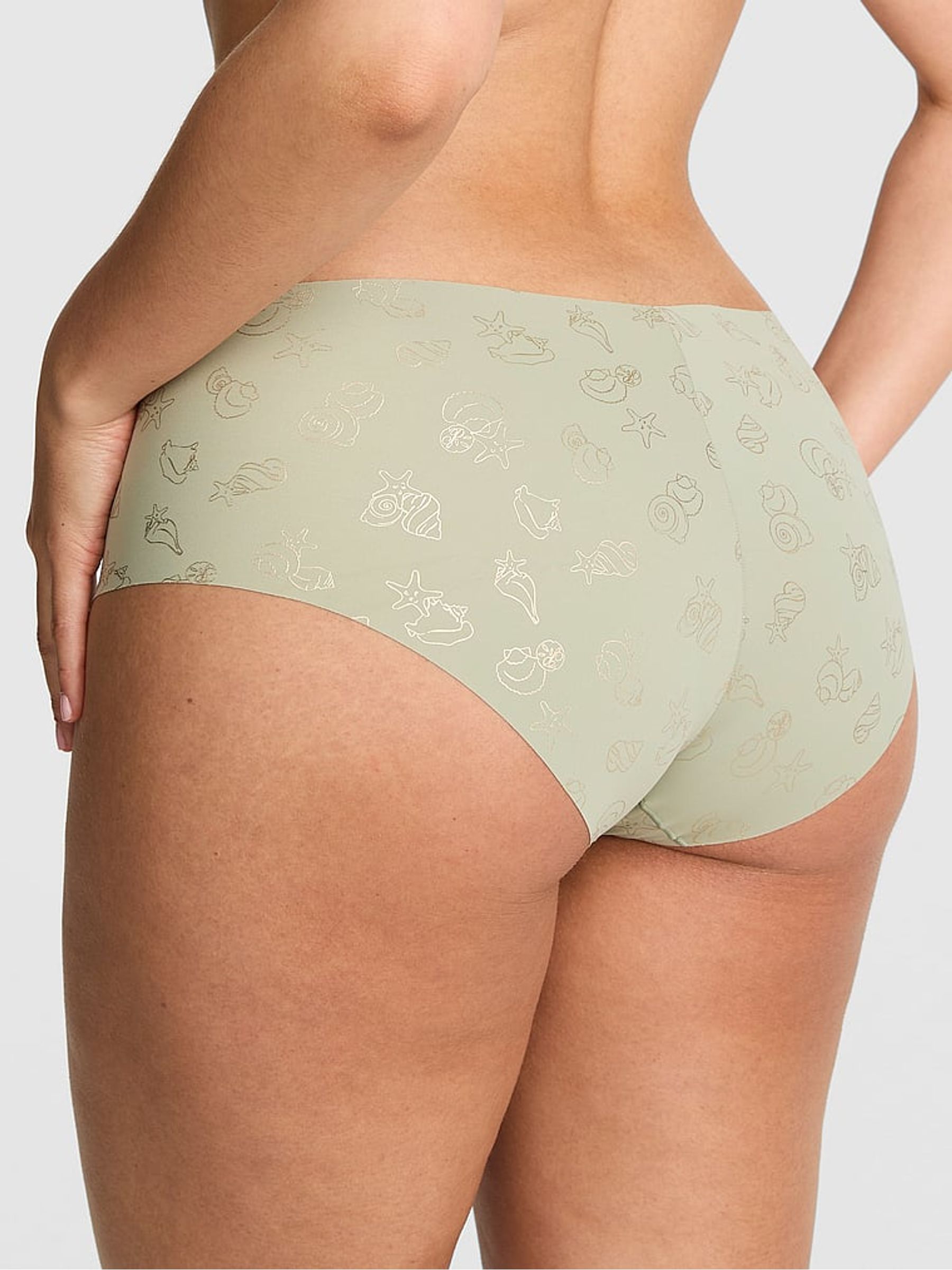 Green Shells Hipster No Show Knickers - Image 2 of 2