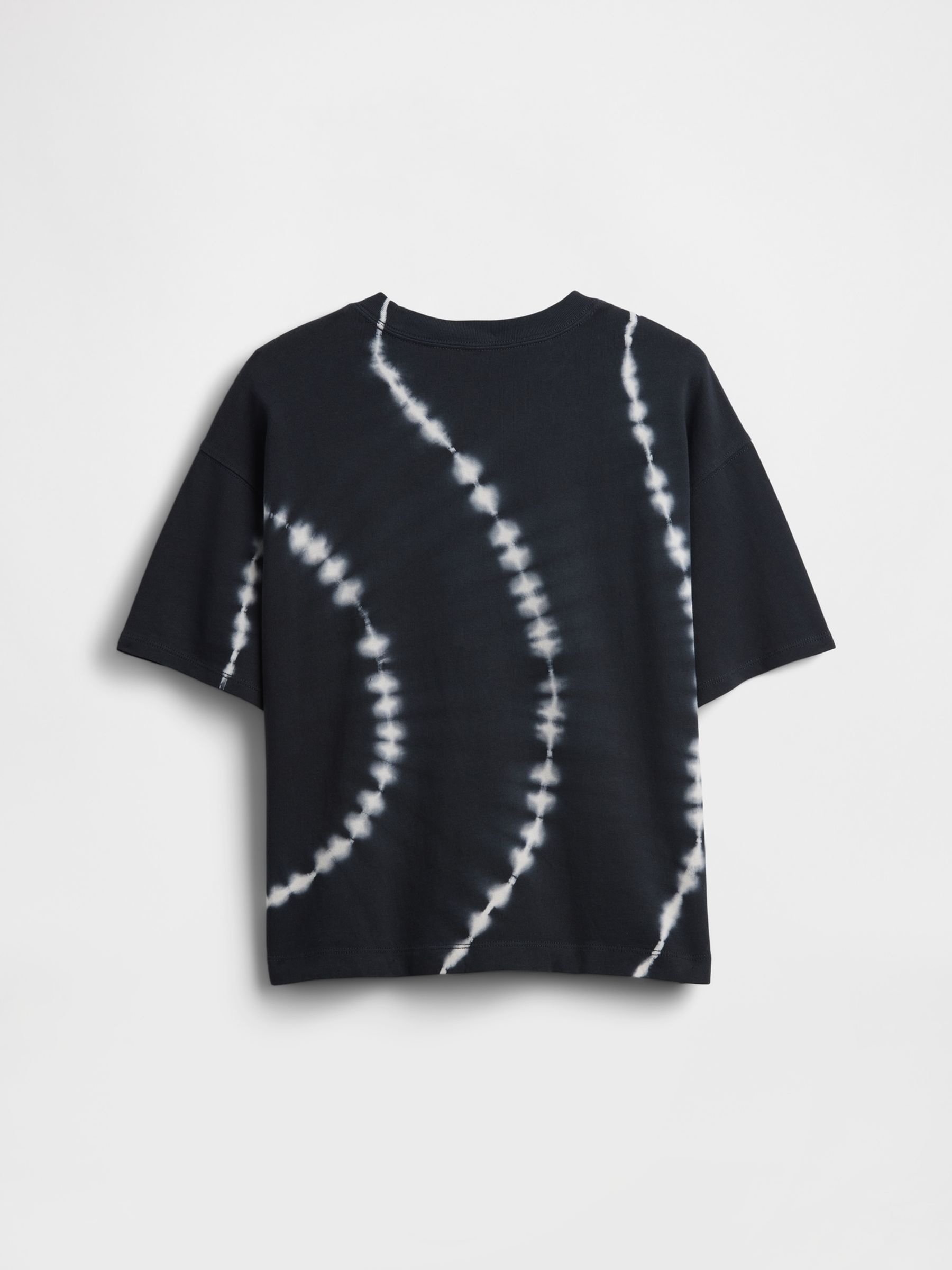 Black Oversized Tie-Dye T-Shirt (4-13yrs) - Image 2 of 3
