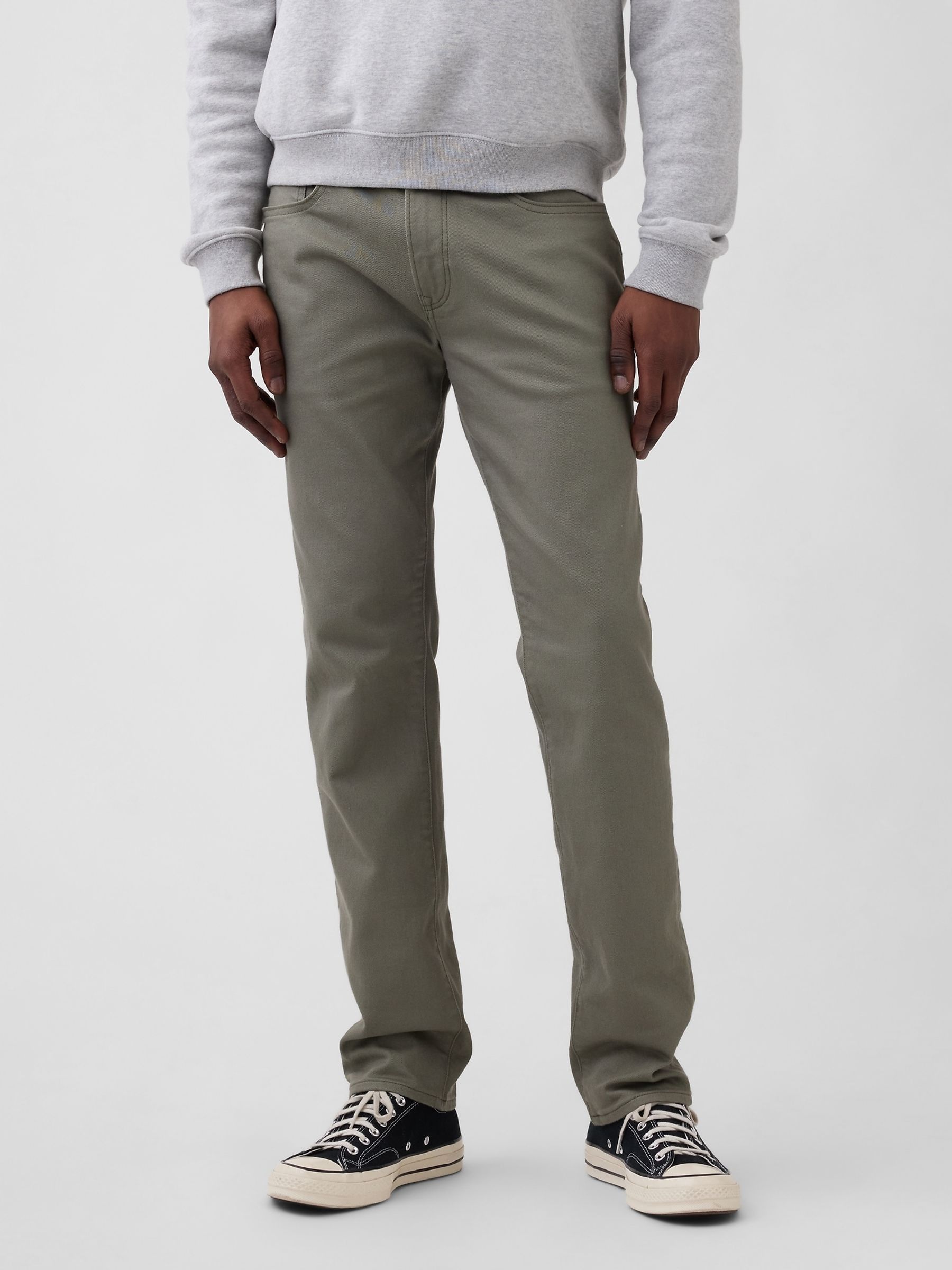 Green Slim Soft Wear Jeans - Image 1 of 6