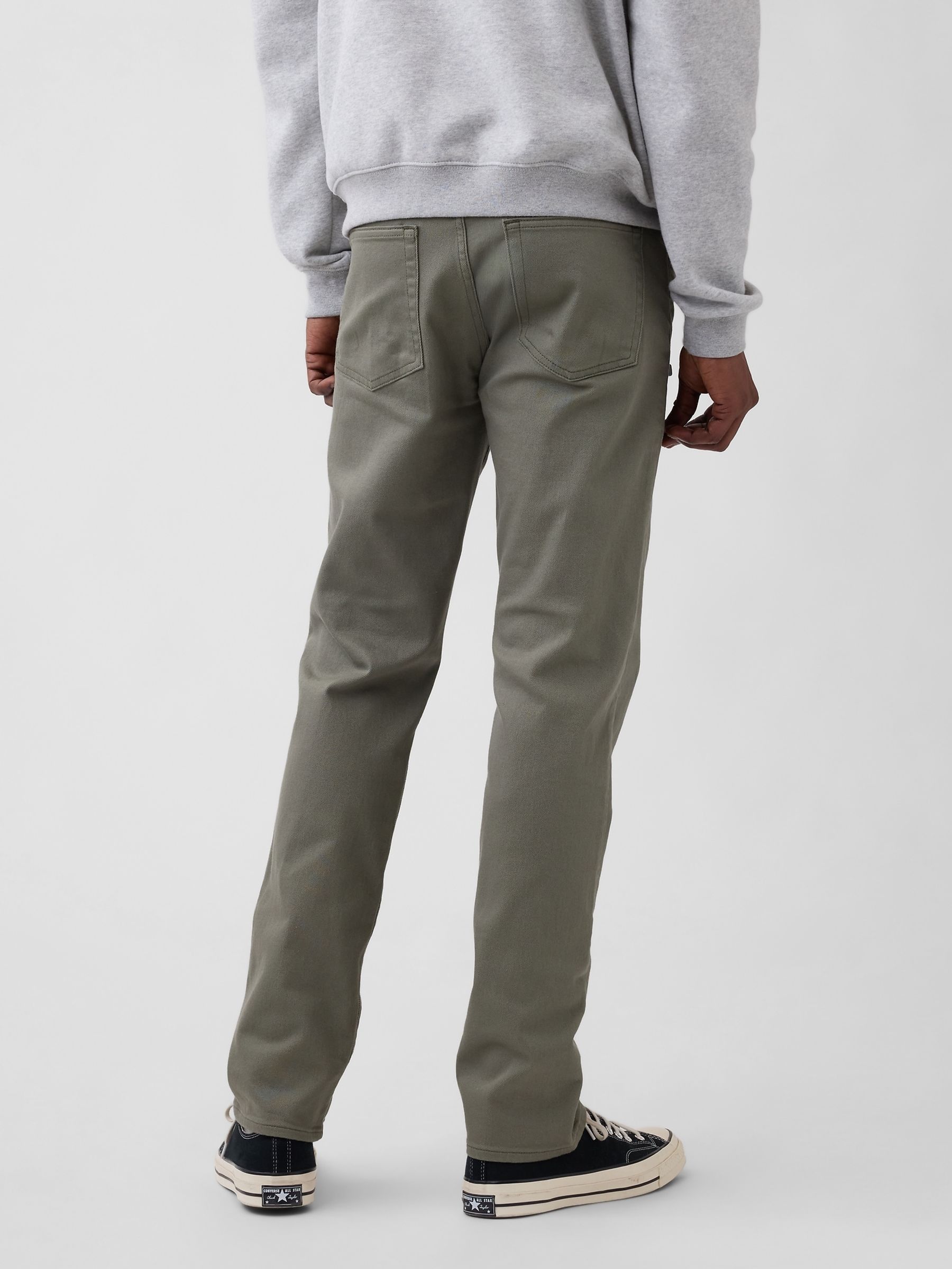 Green Slim Soft Wear Jeans - Image 2 of 6
