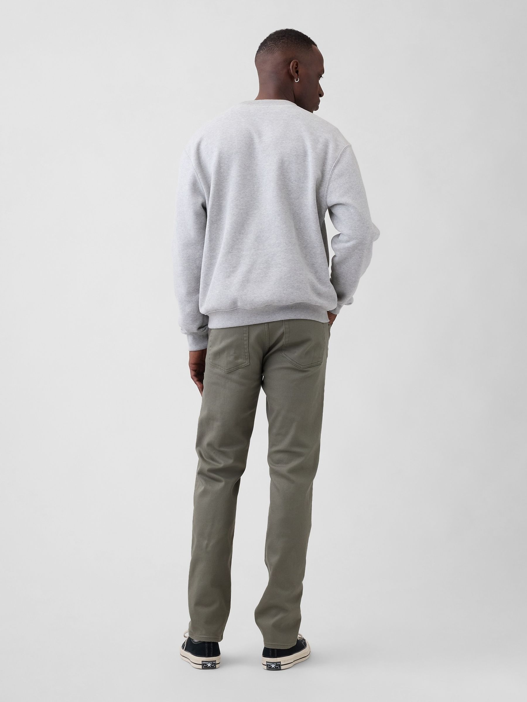 Green Slim Soft Wear Jeans - Image 3 of 6