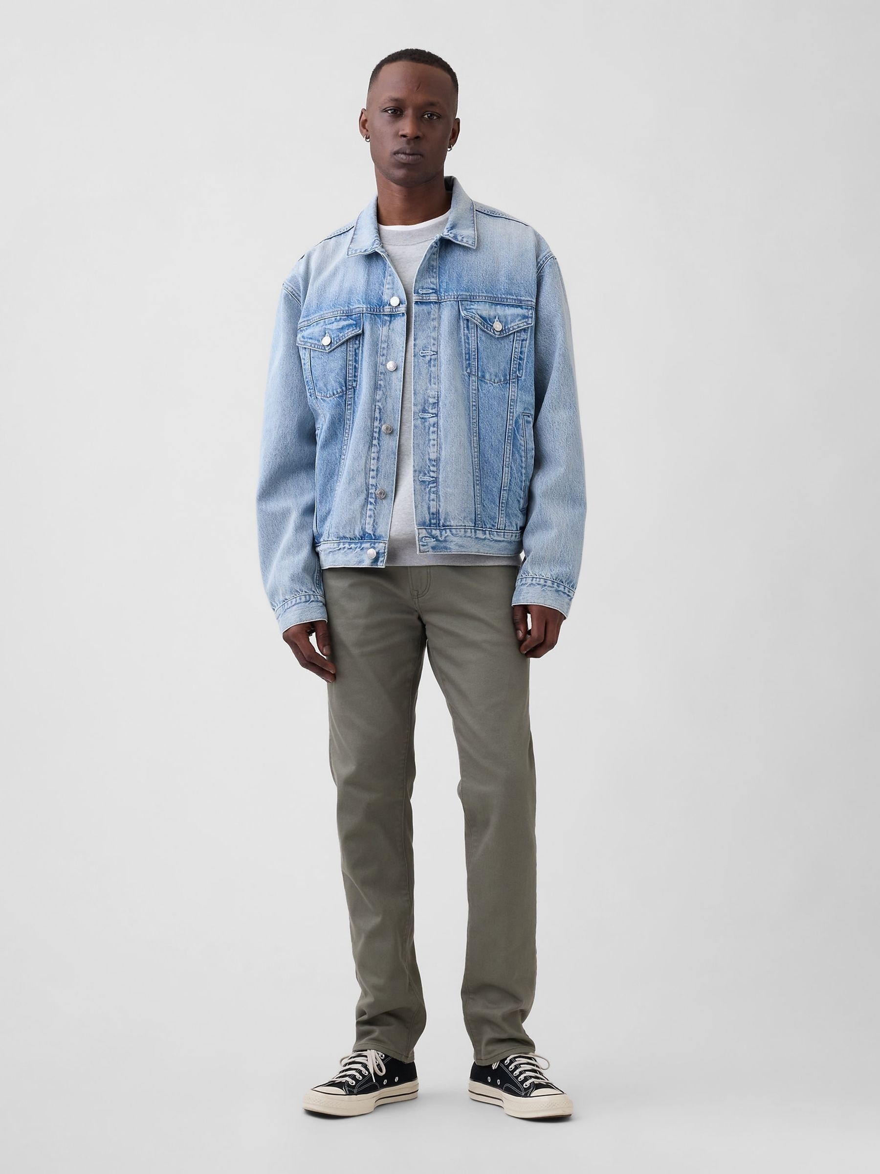 Green Slim Soft Wear Jeans - Image 5 of 6