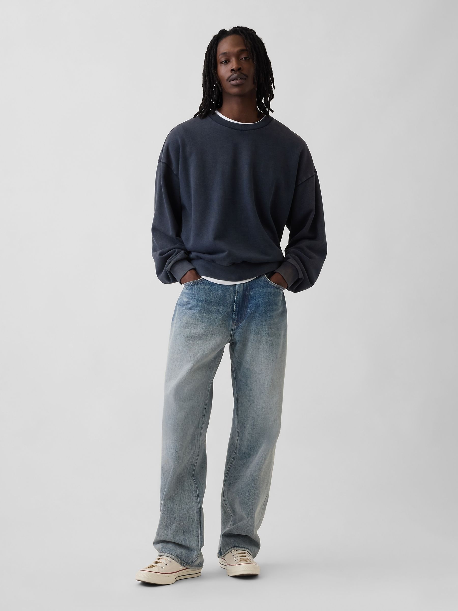 Blue 90s Loose Jeans - Image 3 of 5