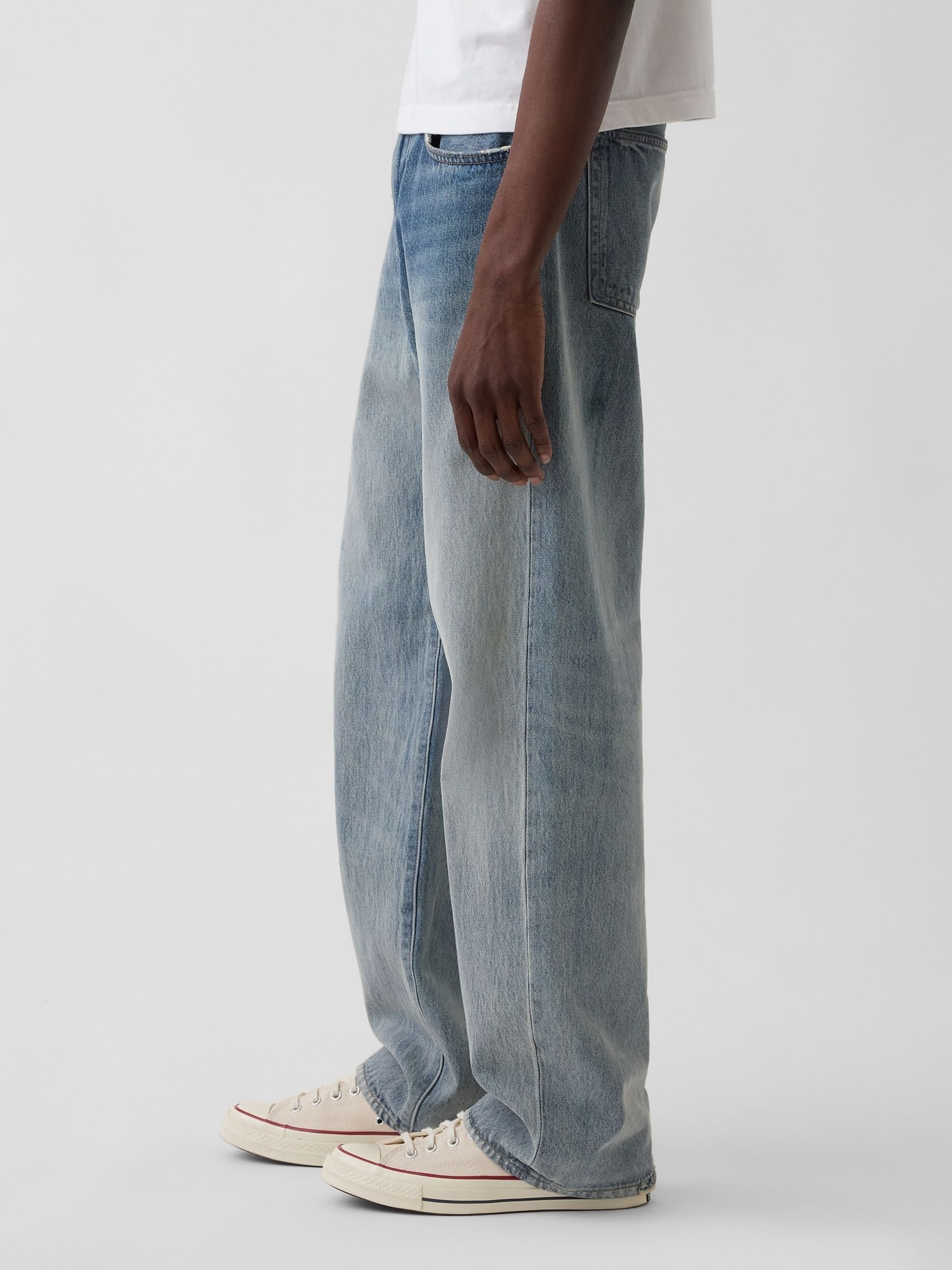 Blue 90s Loose Jeans - Image 4 of 5