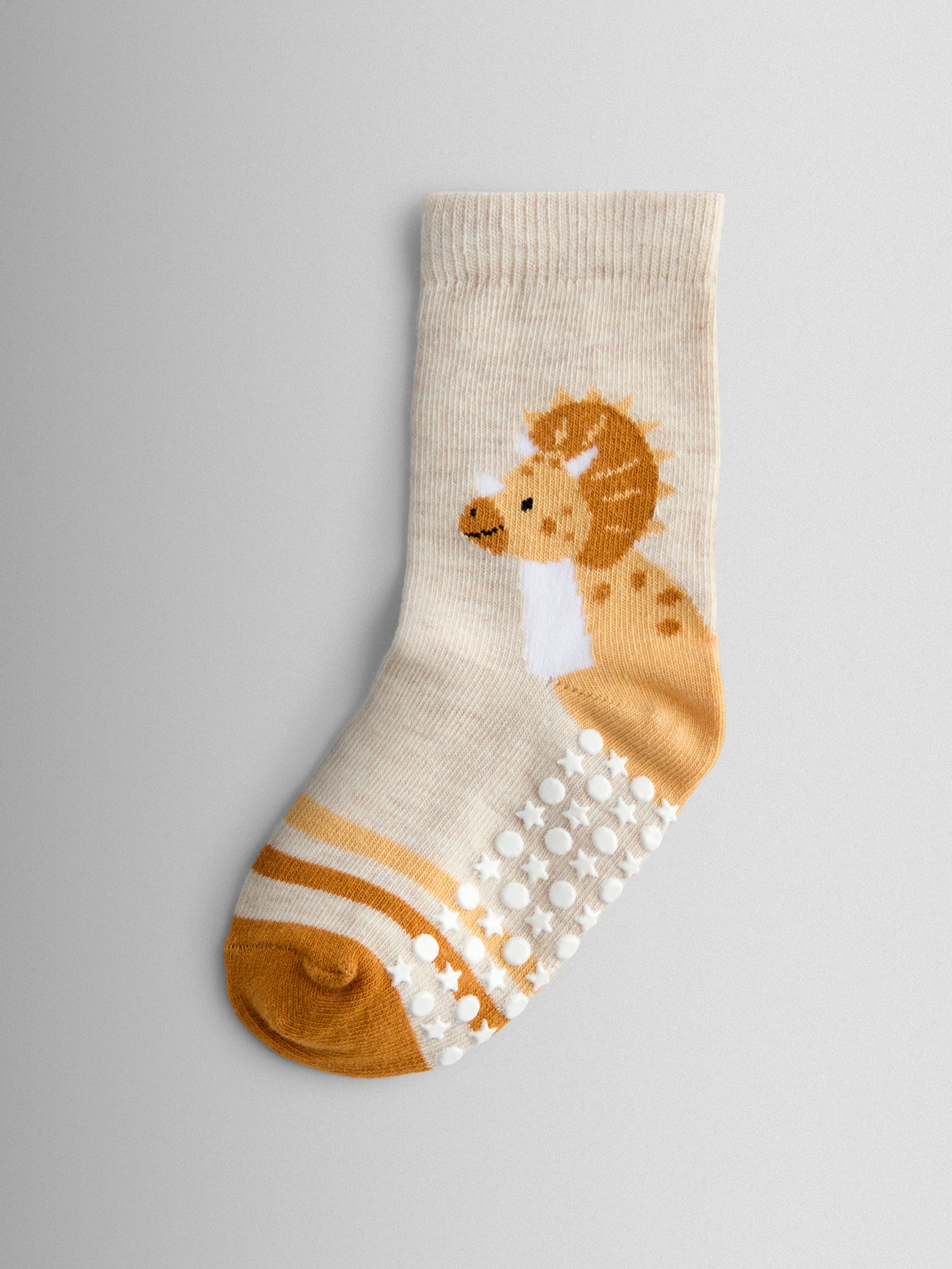 Multi 5-Pack Dino Socks - Image 4 of 7