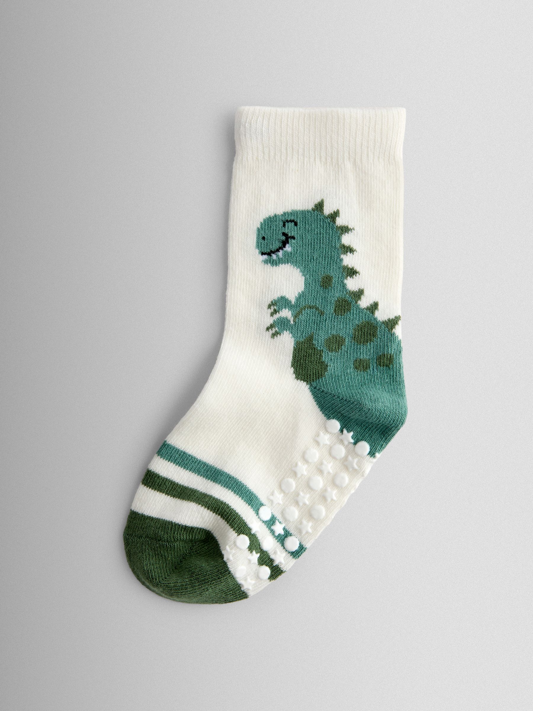 Multi 5-Pack Dino Socks - Image 6 of 7