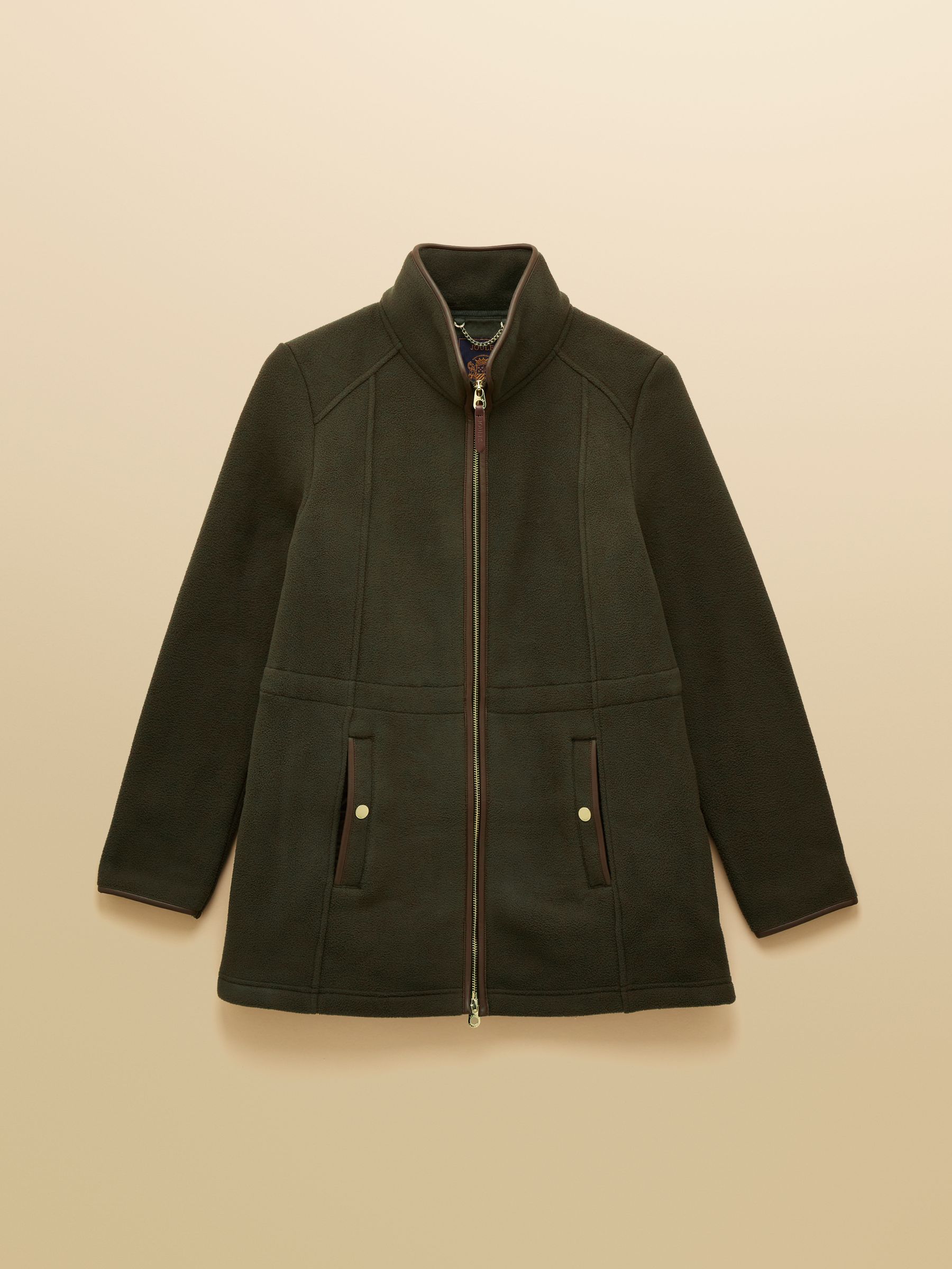 Heritage Green Longline Zip Up Polar Fleece - Image 10 of 10