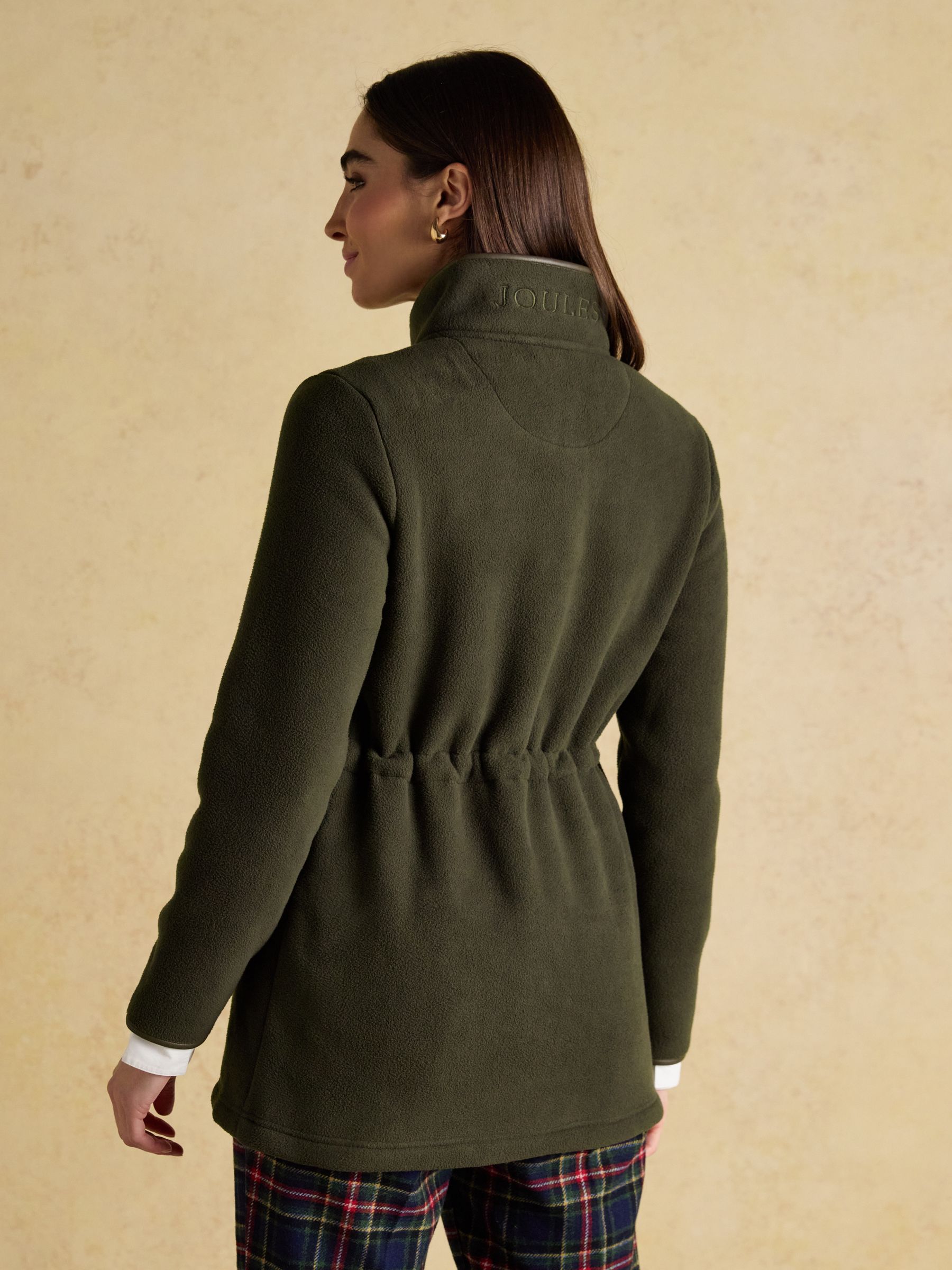 Heritage Green Longline Zip Through Fleece - Image 2 of 9 Heritage Green Longline Zip Through Fleece - Image 2 of 9