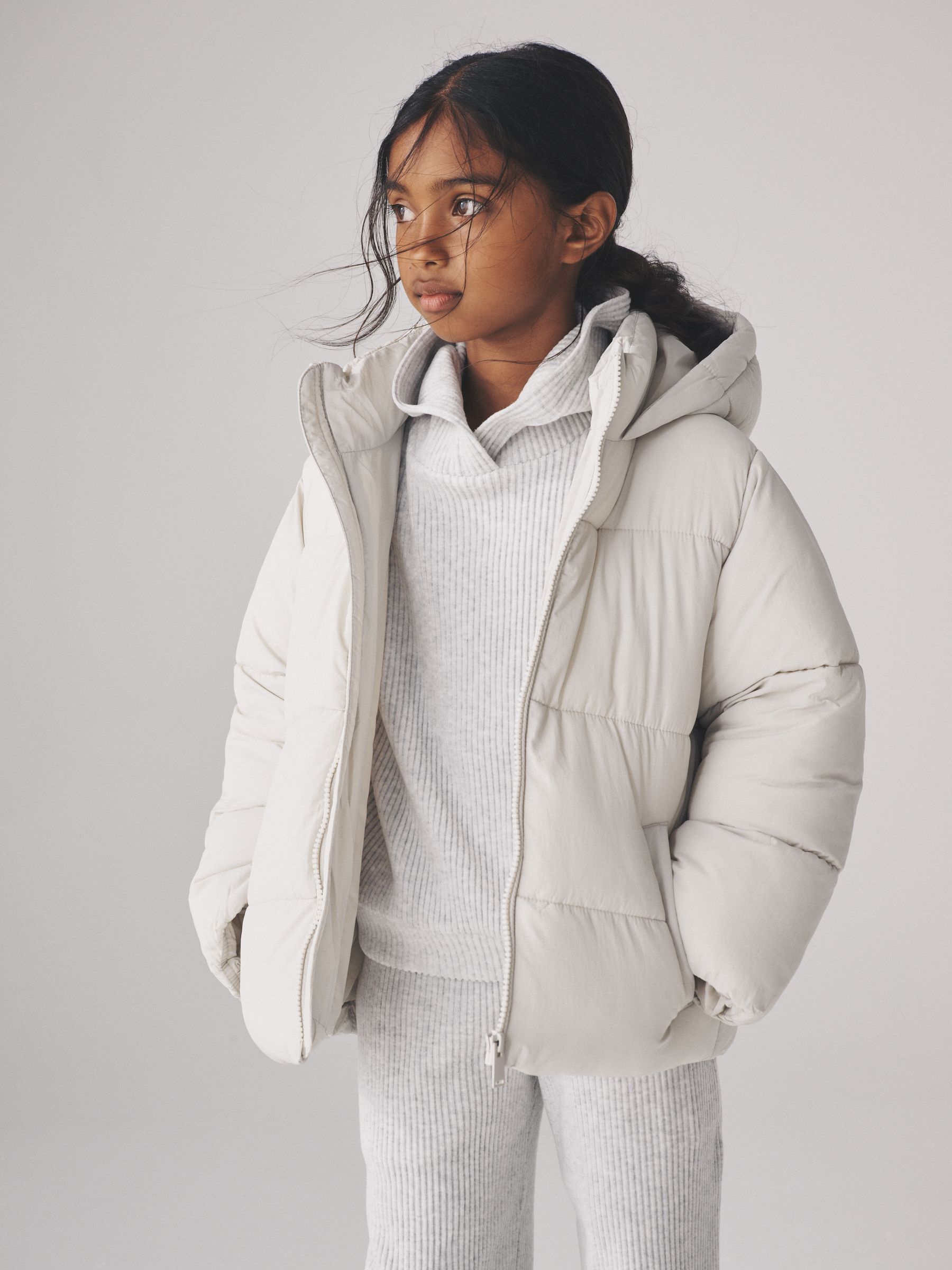 2 Pack Short Hooded Puffer Coats - Image 1 of 10