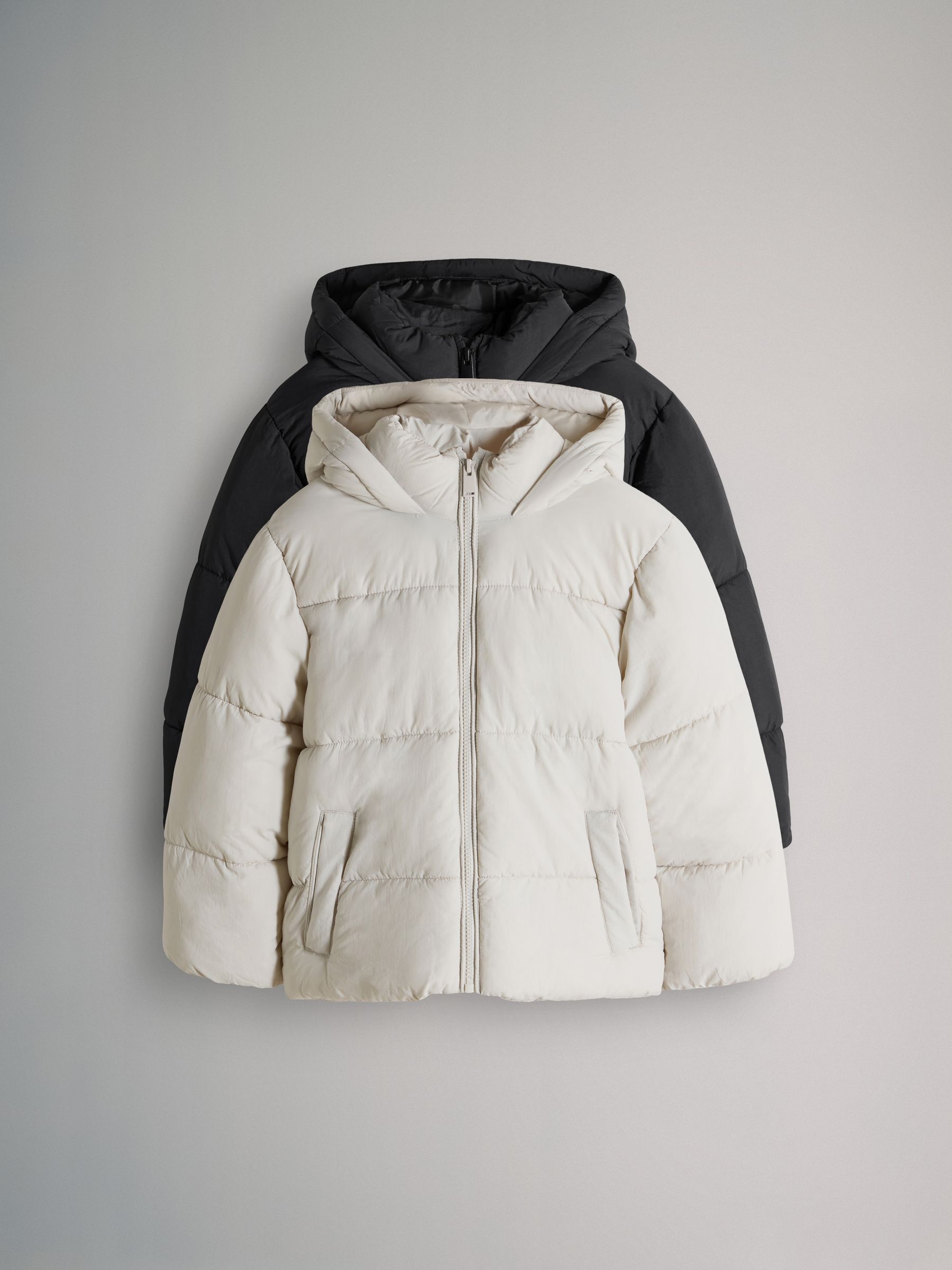 2 Pack Short Hooded Puffer Coats - Image 2 of 10