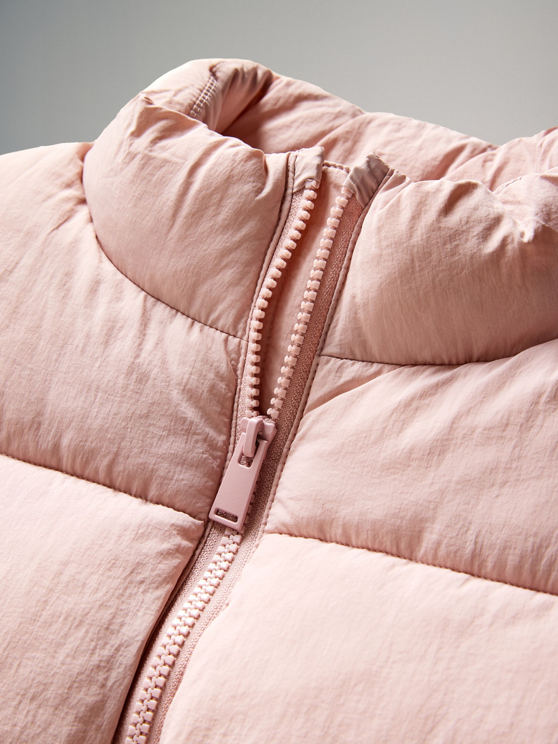 Black/Light Pink 2 Pack Puffer Gilets - Image 5 of 5