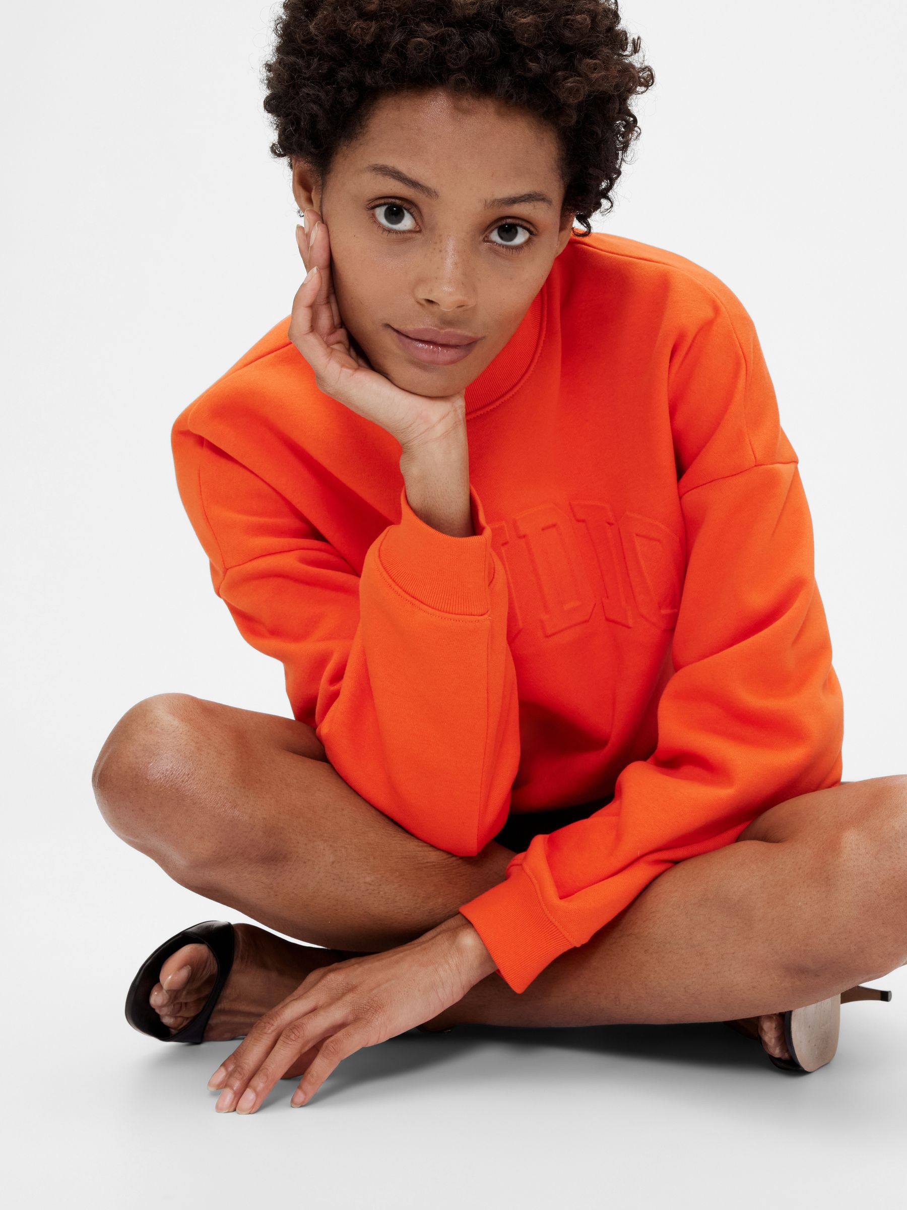 Orange Vintage Soft Wedge Sweatshirt - Image 3 of 7