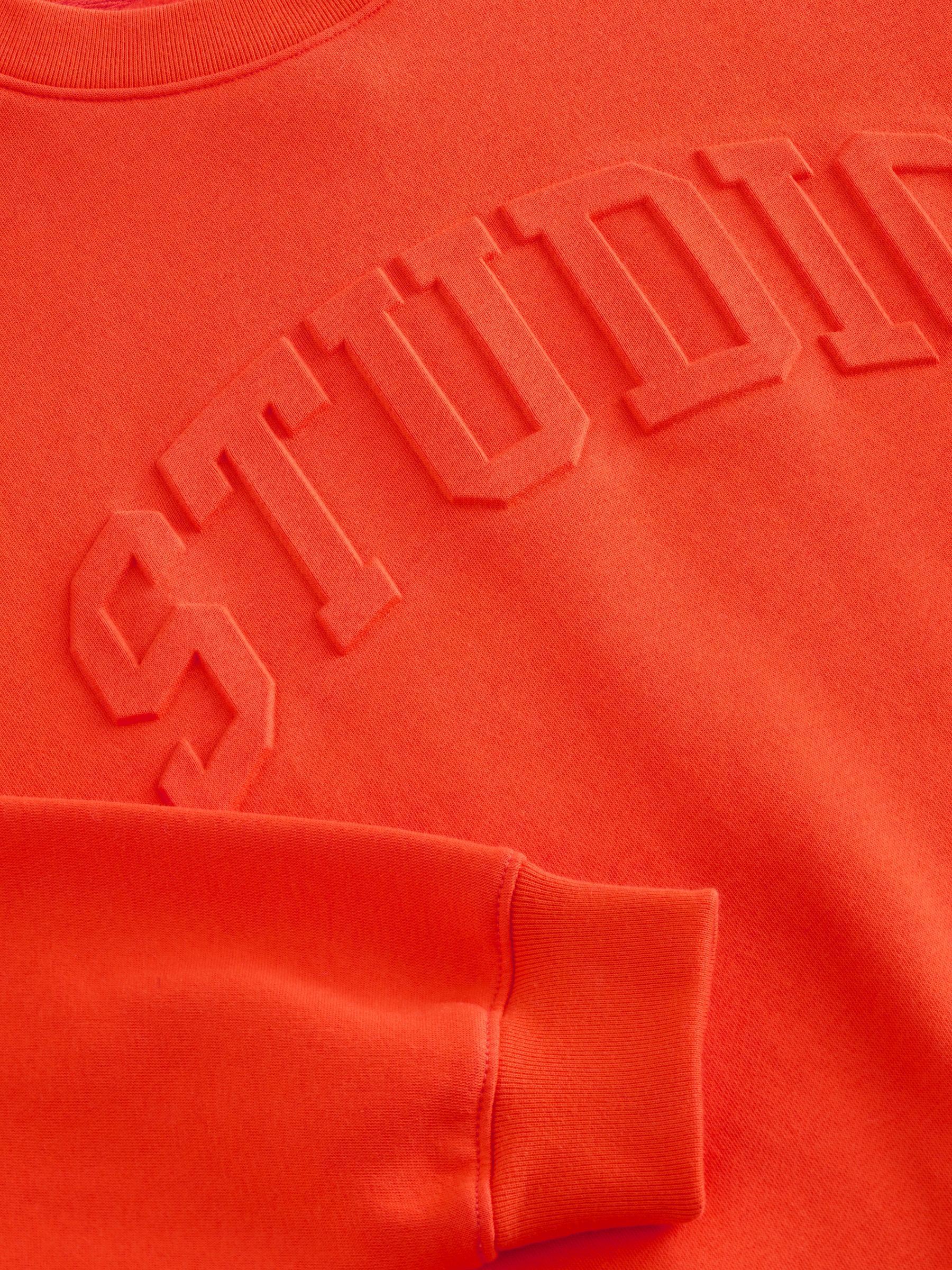 Orange Vintage Soft Wedge Sweatshirt - Image 6 of 7