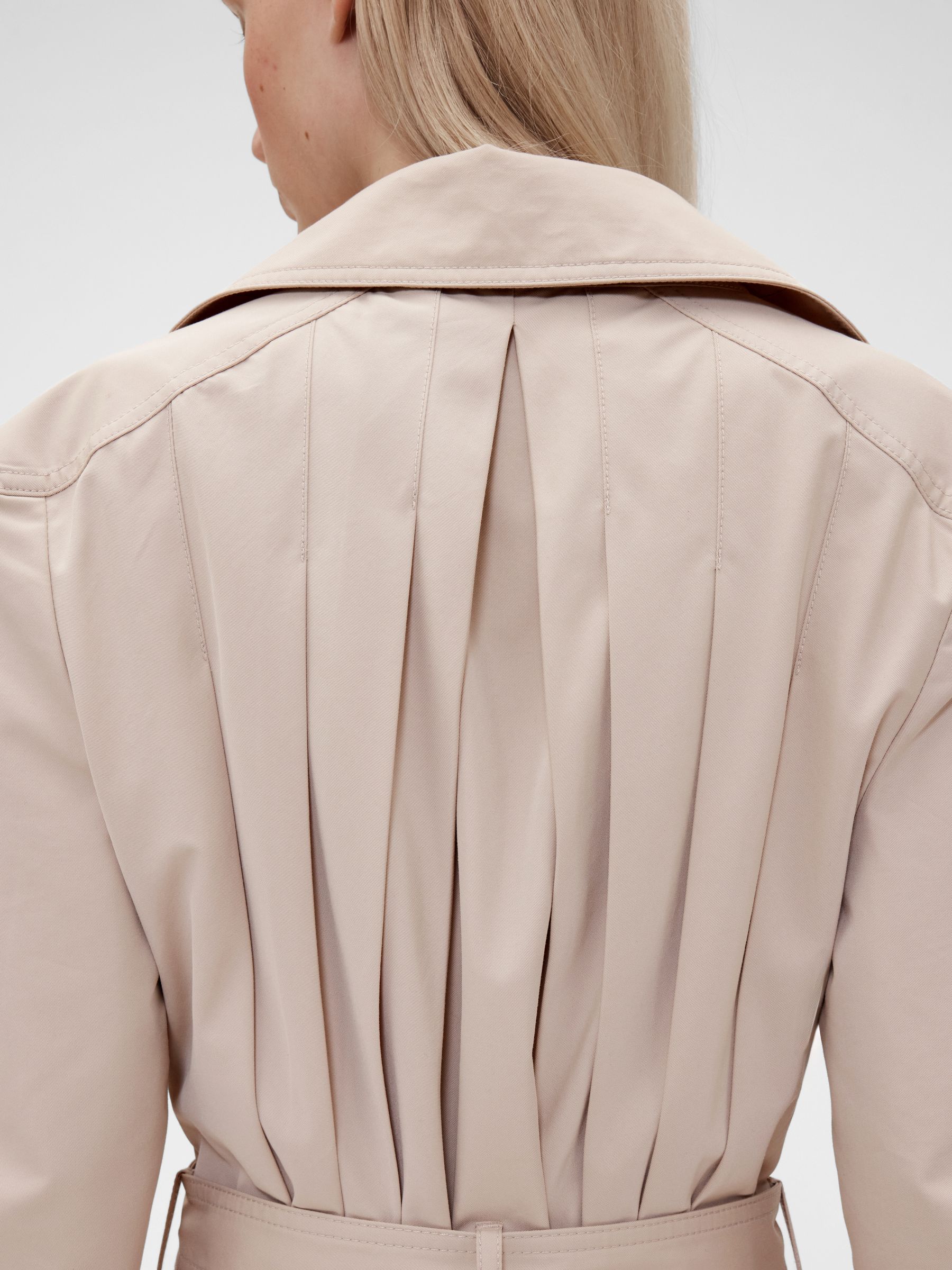 Beige Trench Coat - Image 4 of 8