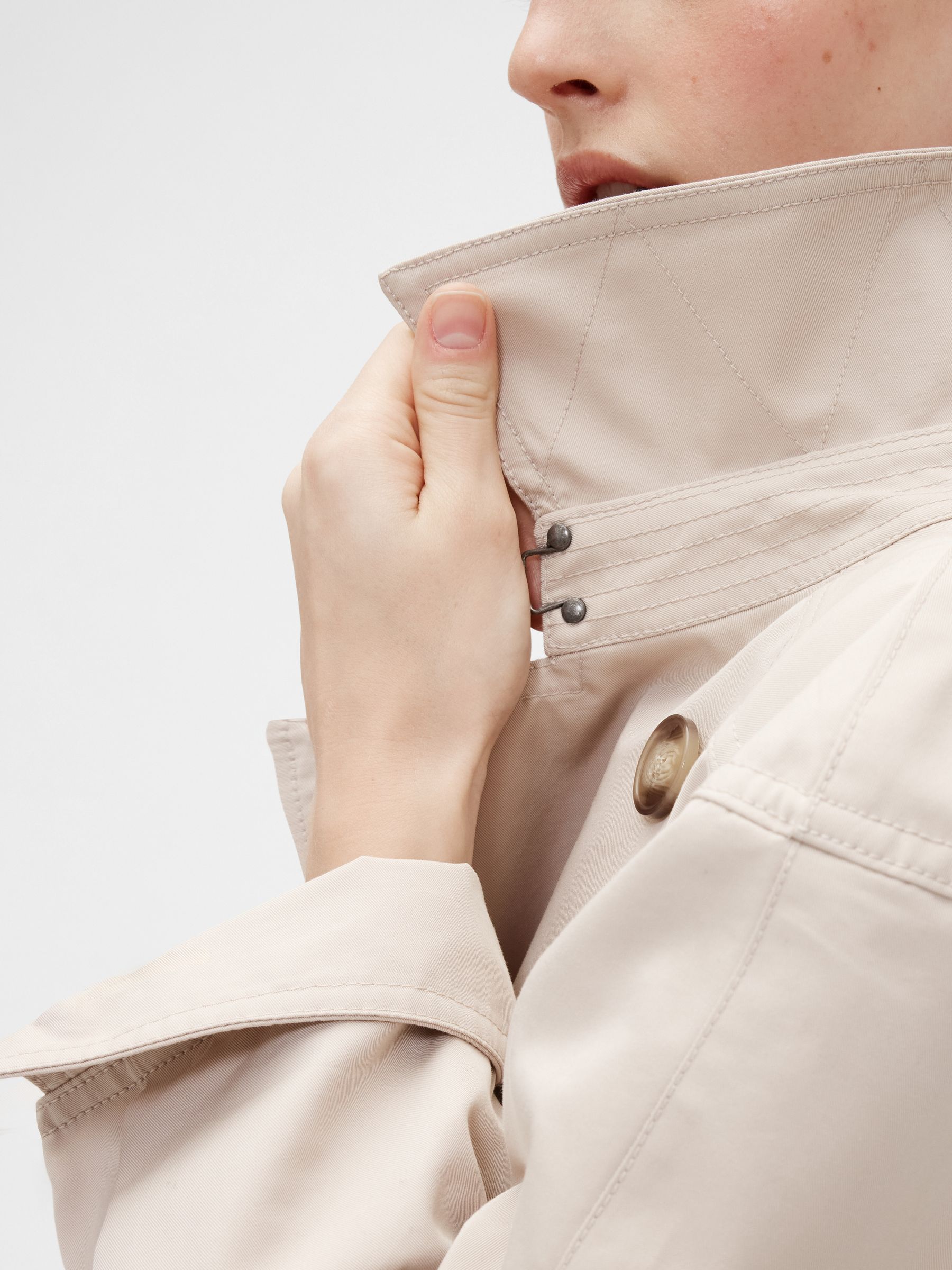 Beige Trench Coat - Image 5 of 8
