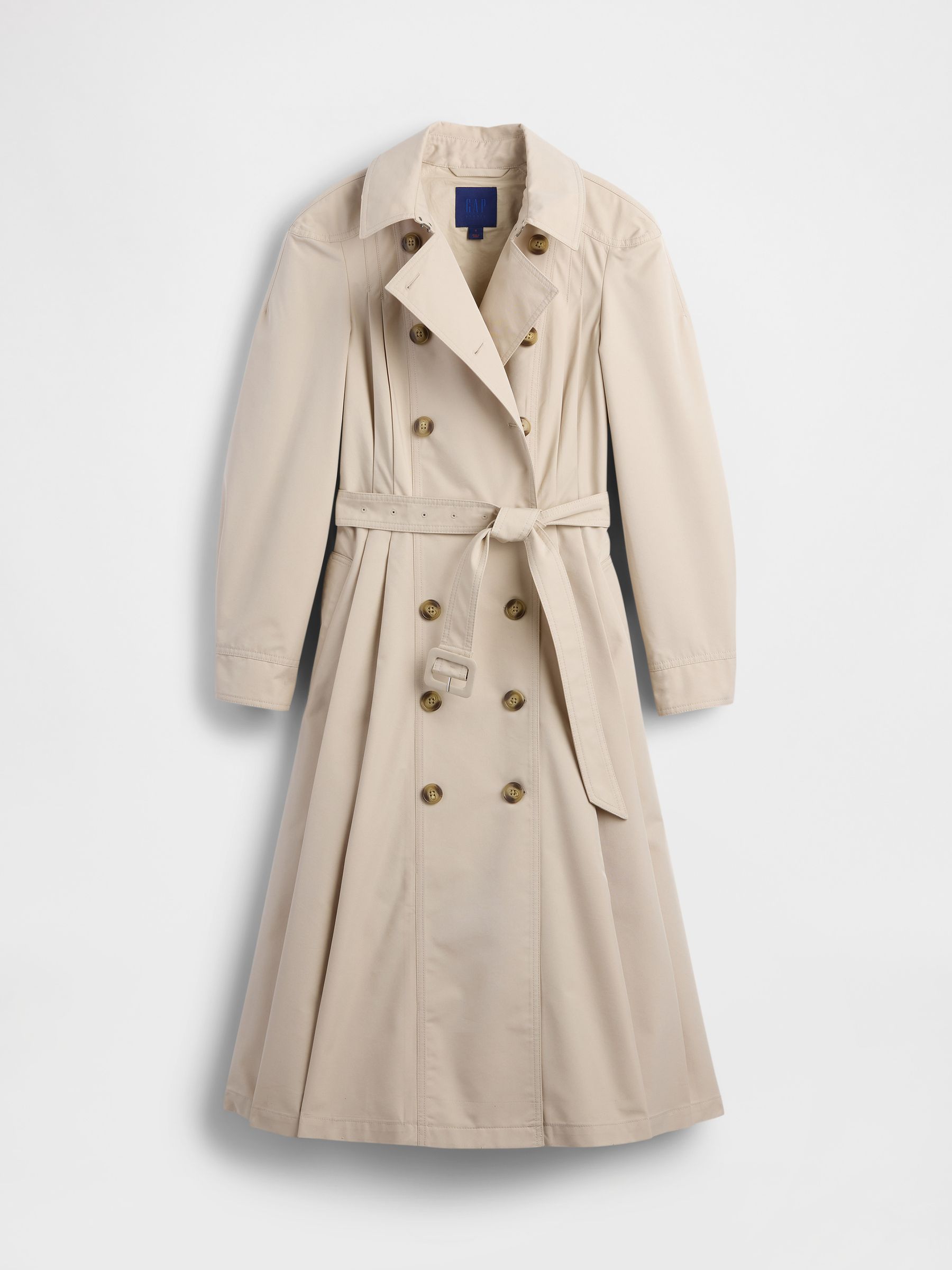 Beige Trench Coat - Image 7 of 8