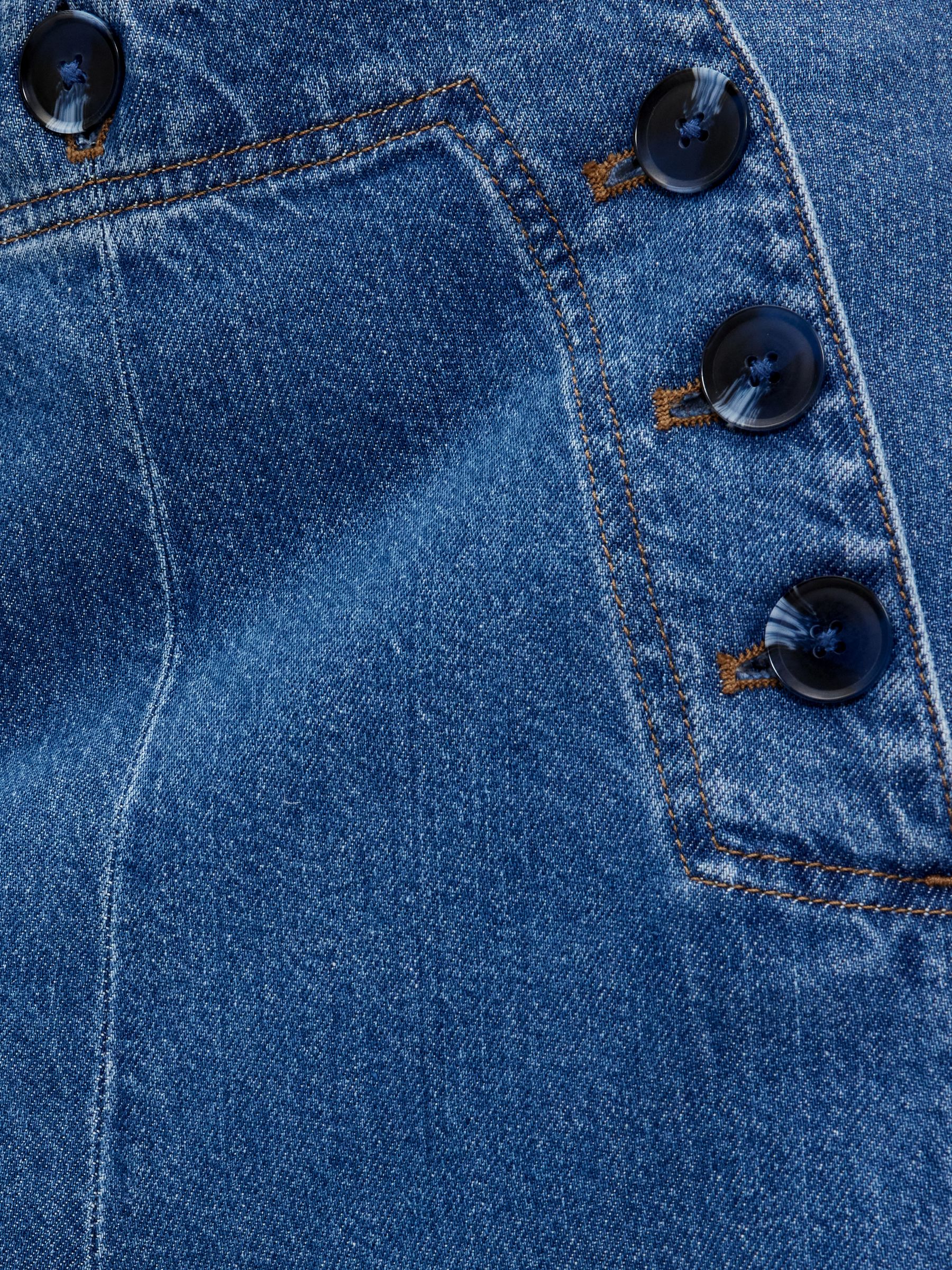 GapStudio Blue Sky High Denim Sailor Jeans - Image 7 of 7