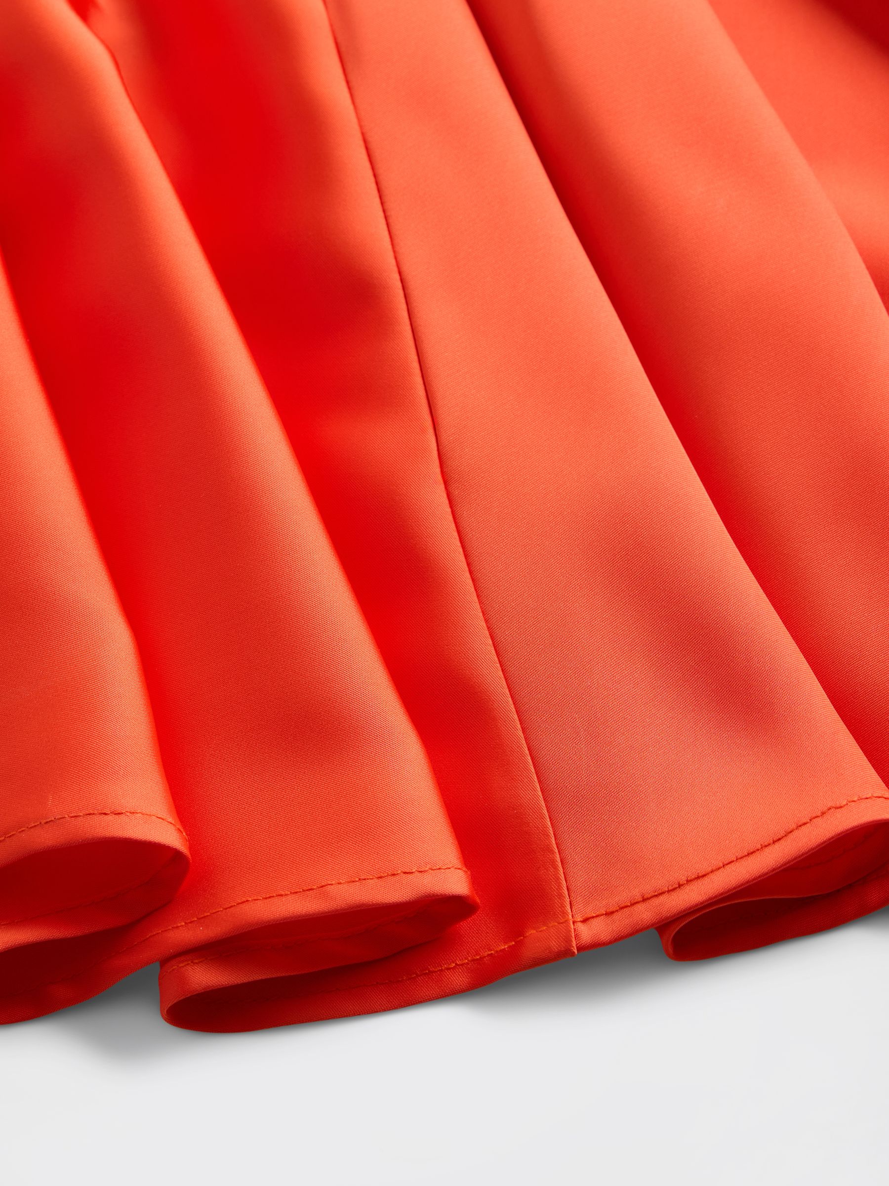 Orange Satin Slip Maxi Dress - Image 7 of 7
