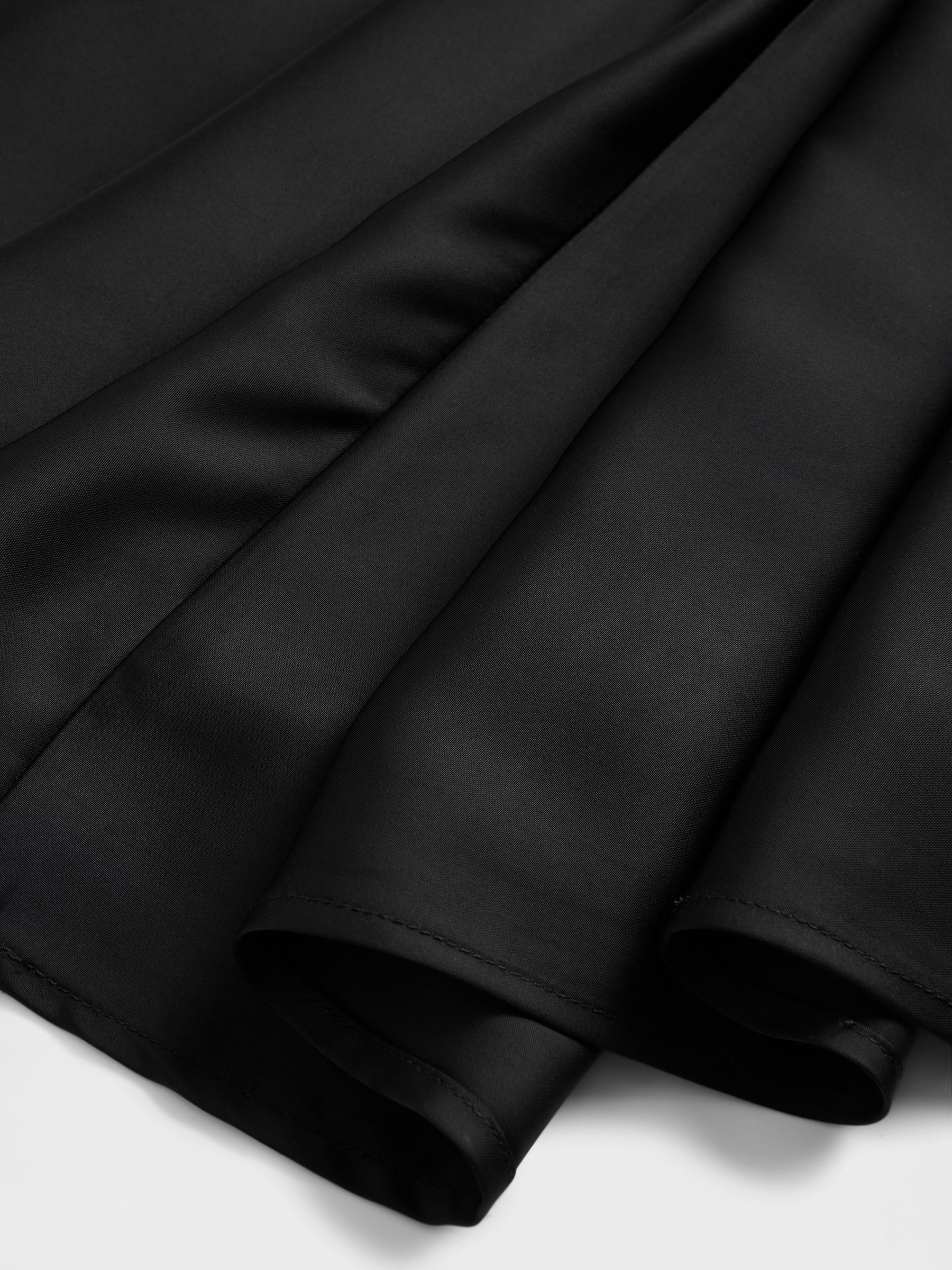 Black Satin Slip Maxi Dress - Image 7 of 7