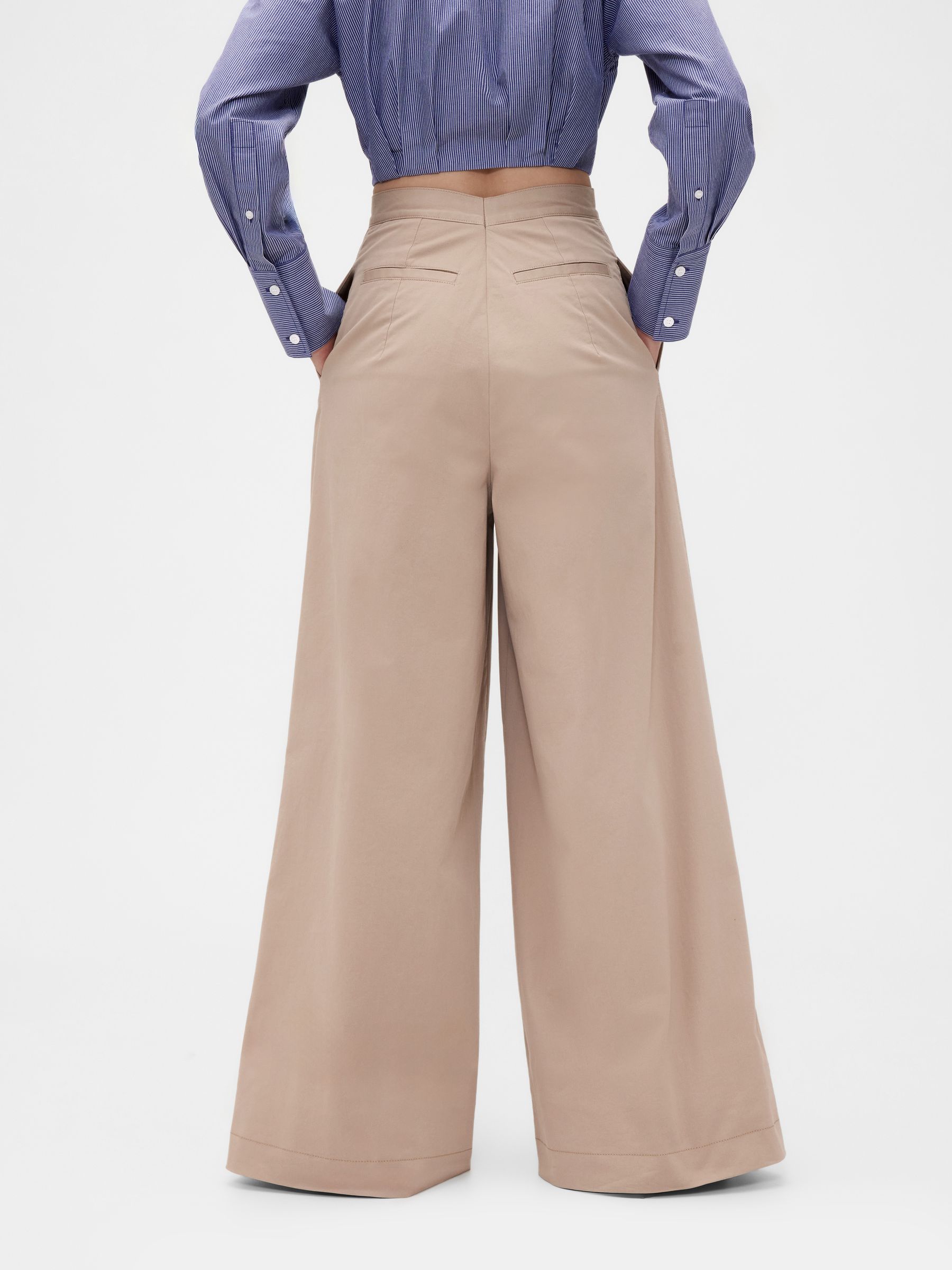 Beige Sky High Sailor Trousers - Image 2 of 6