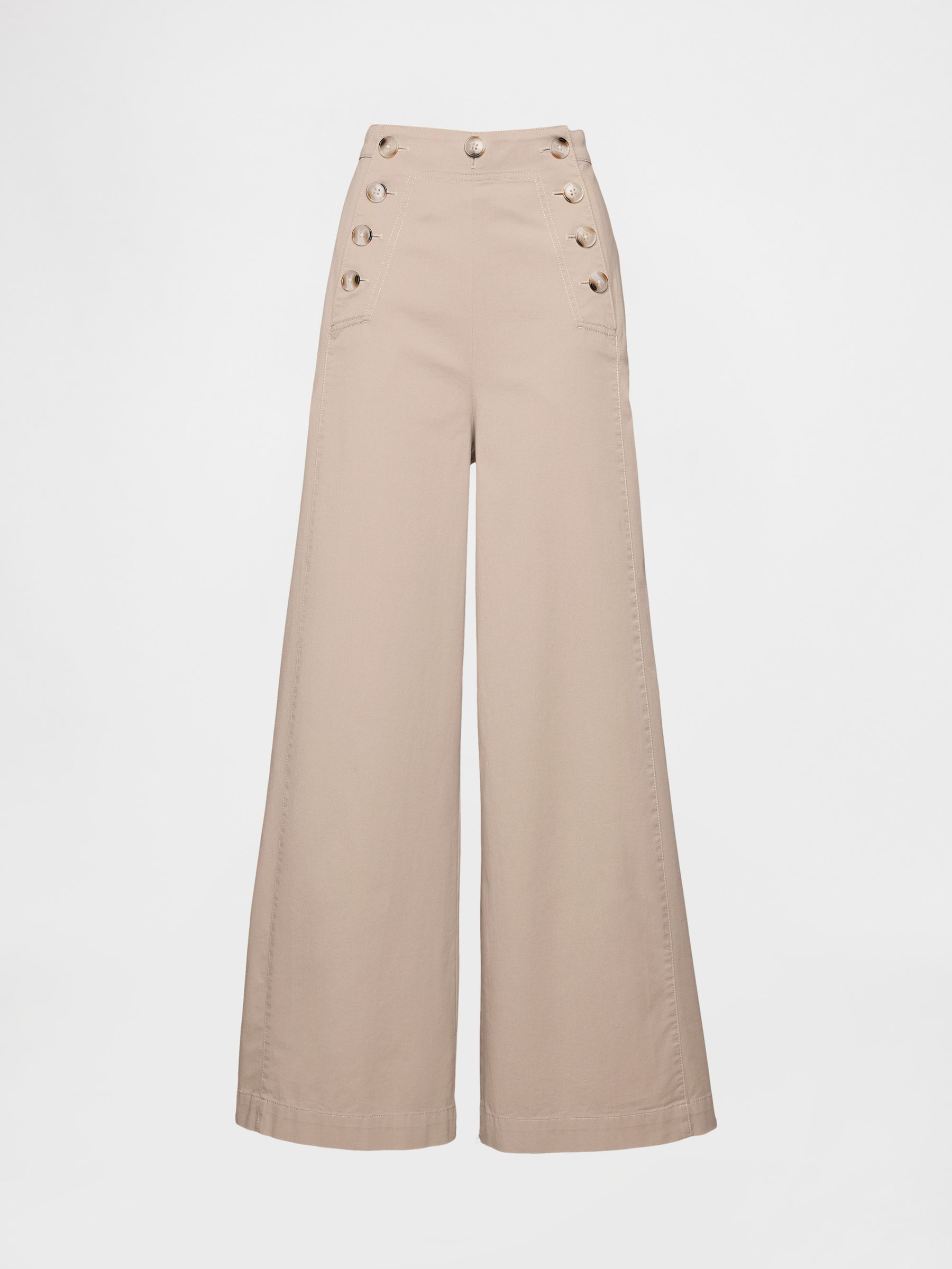 Beige Sky High Sailor Trousers - Image 6 of 6