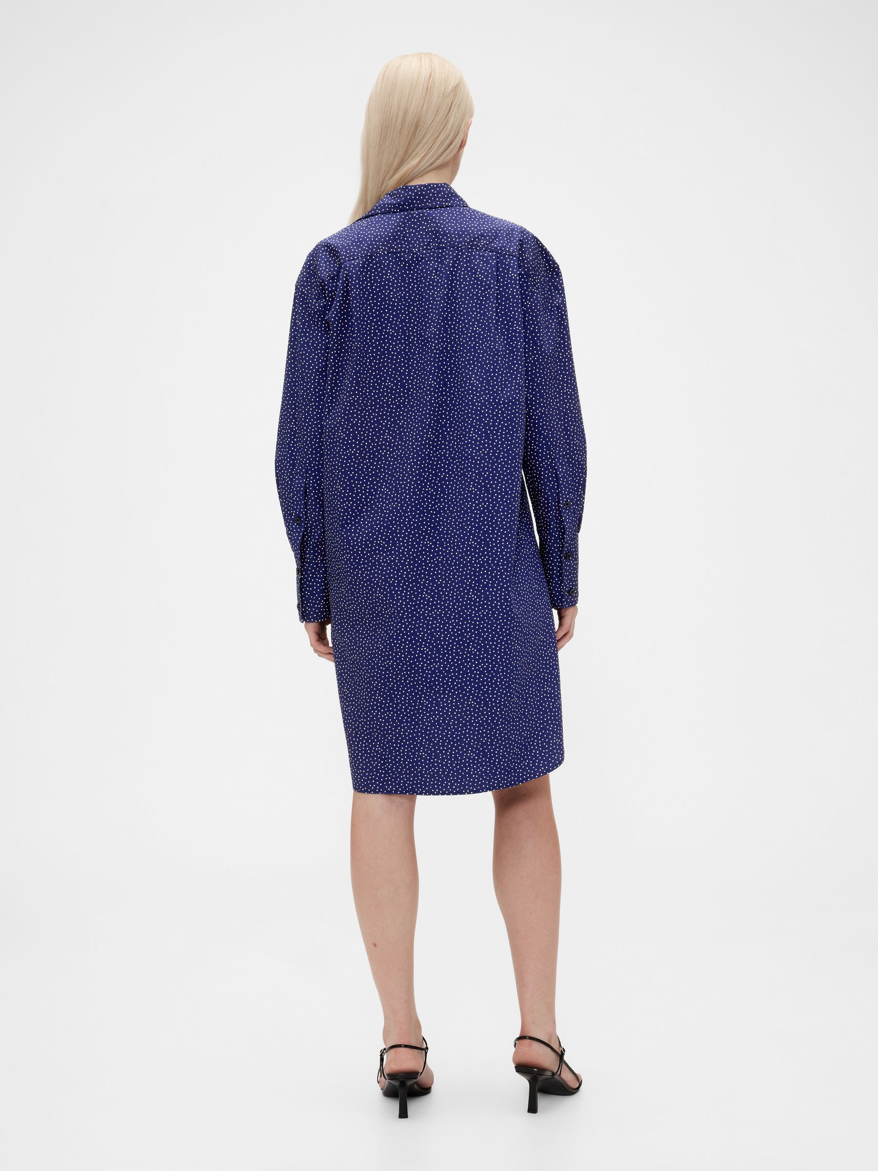 Blue Dot Poplin Big Shirt - Image 2 of 6