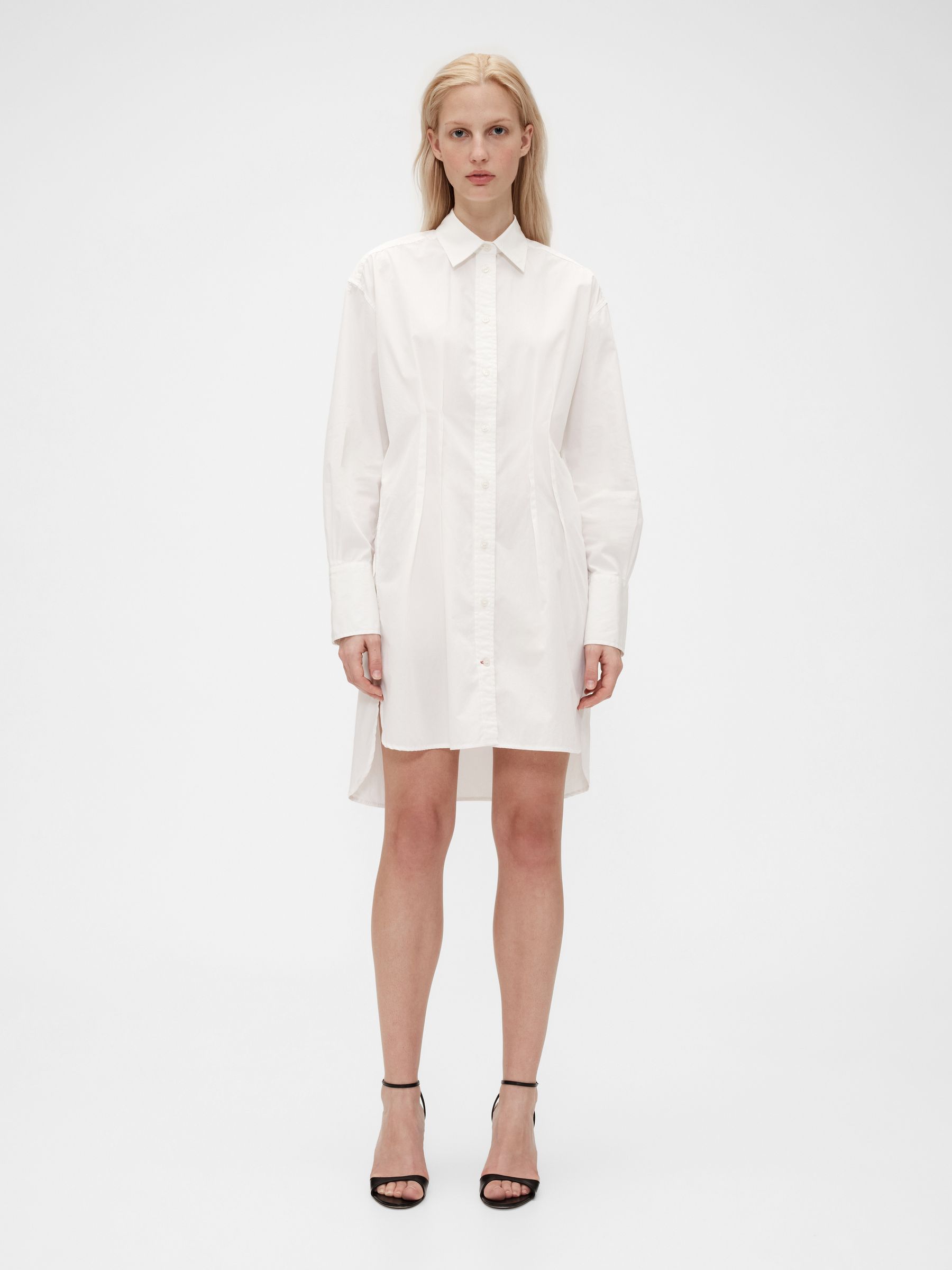 White Poplin Big Shirt - Image 1 of 6