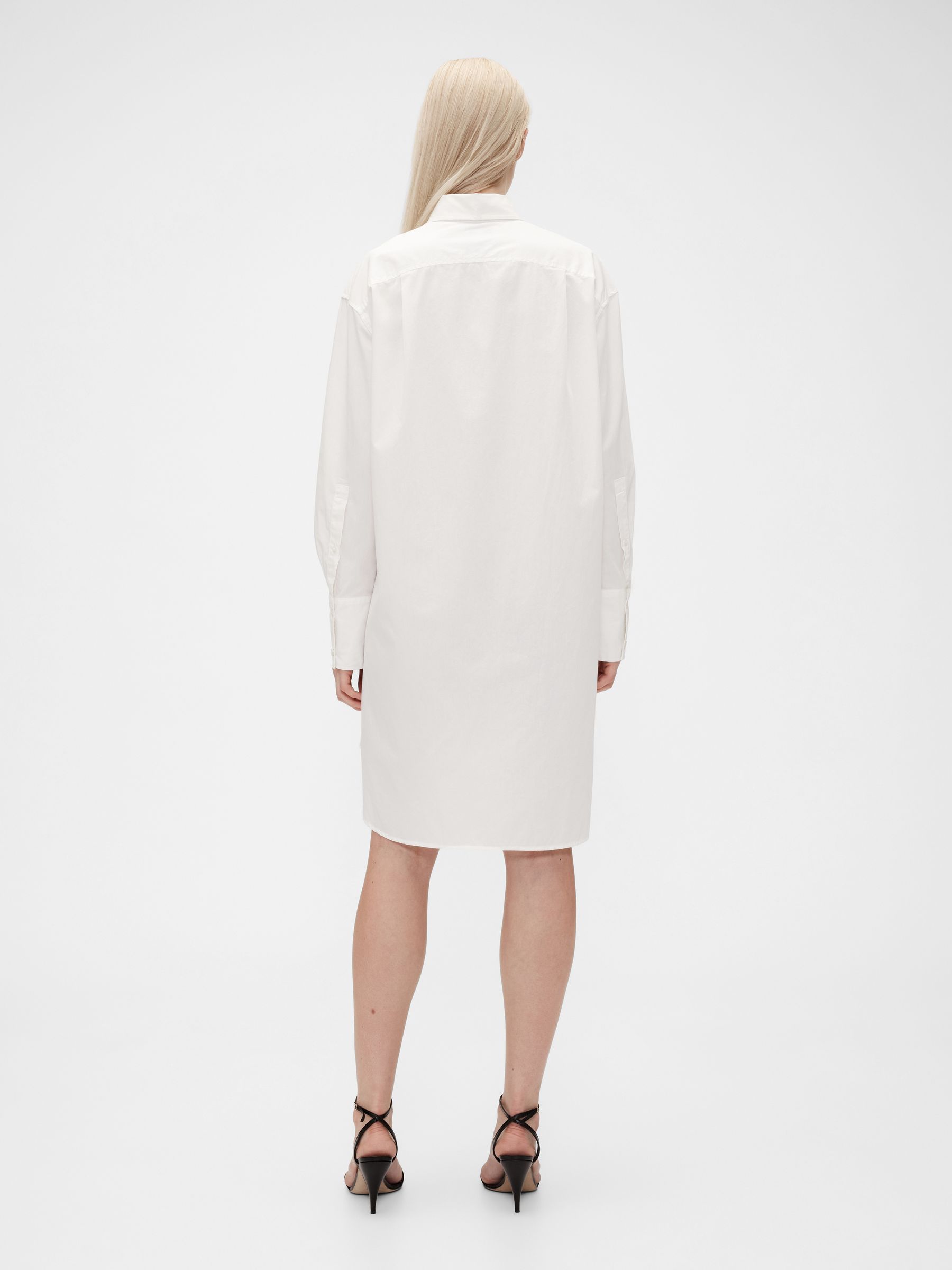White Poplin Big Shirt - Image 2 of 6