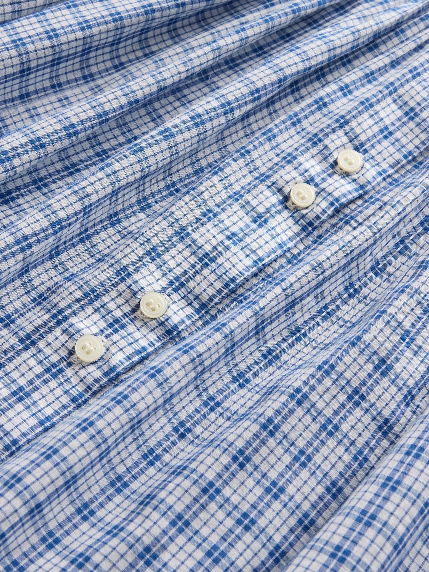 Blue DÔEN Gingham Blouse - Image 6 of 6