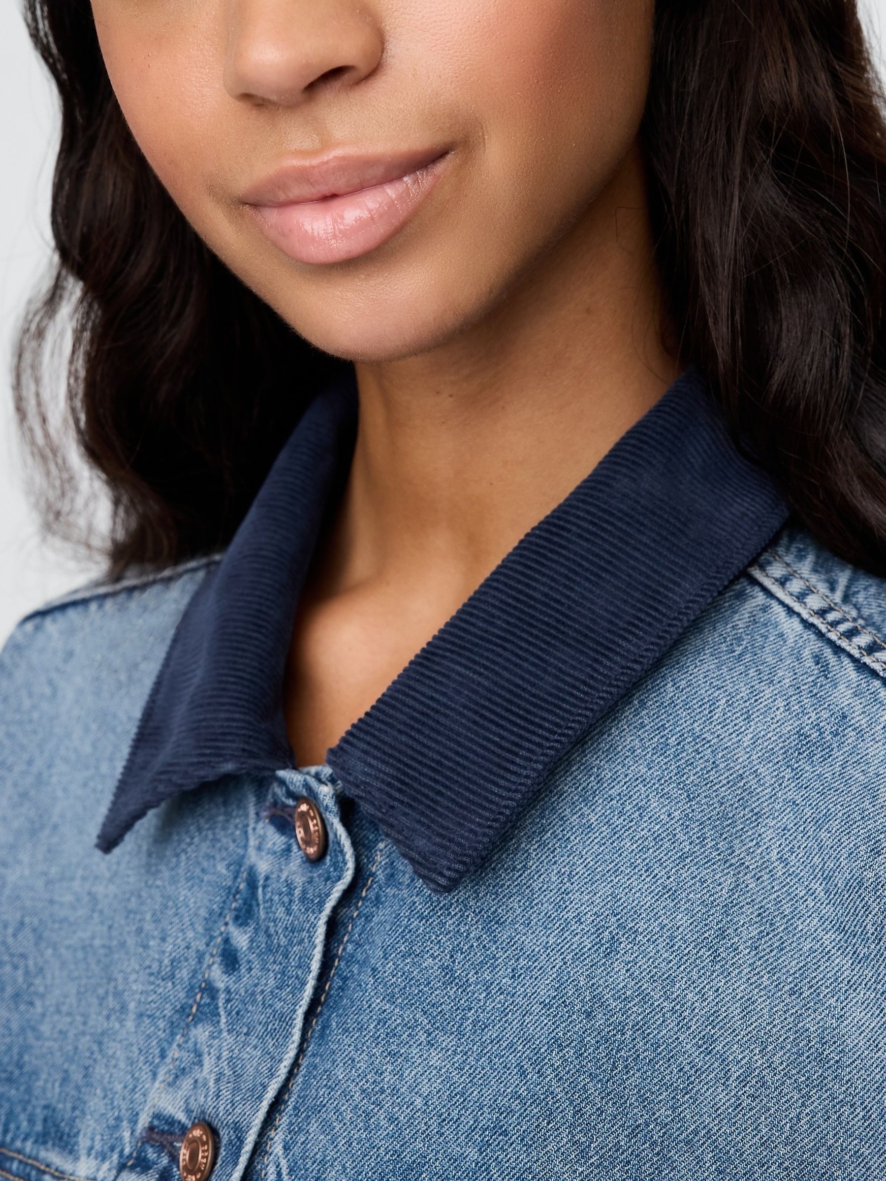 Blue DÔEN Oversized Icon Denim Jacket - Image 5 of 6