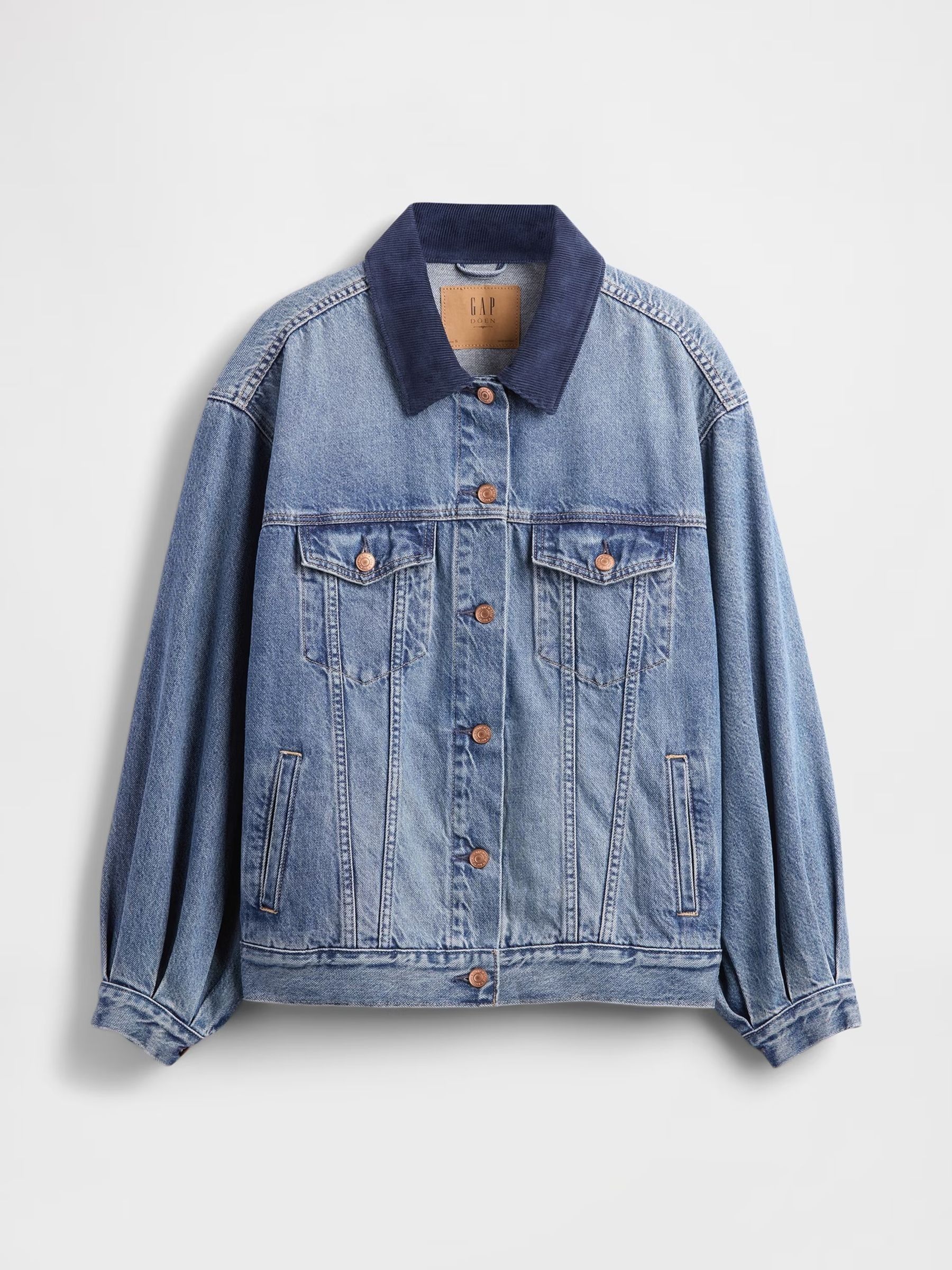 Blue DÔEN Oversized Icon Denim Jacket - Image 6 of 6