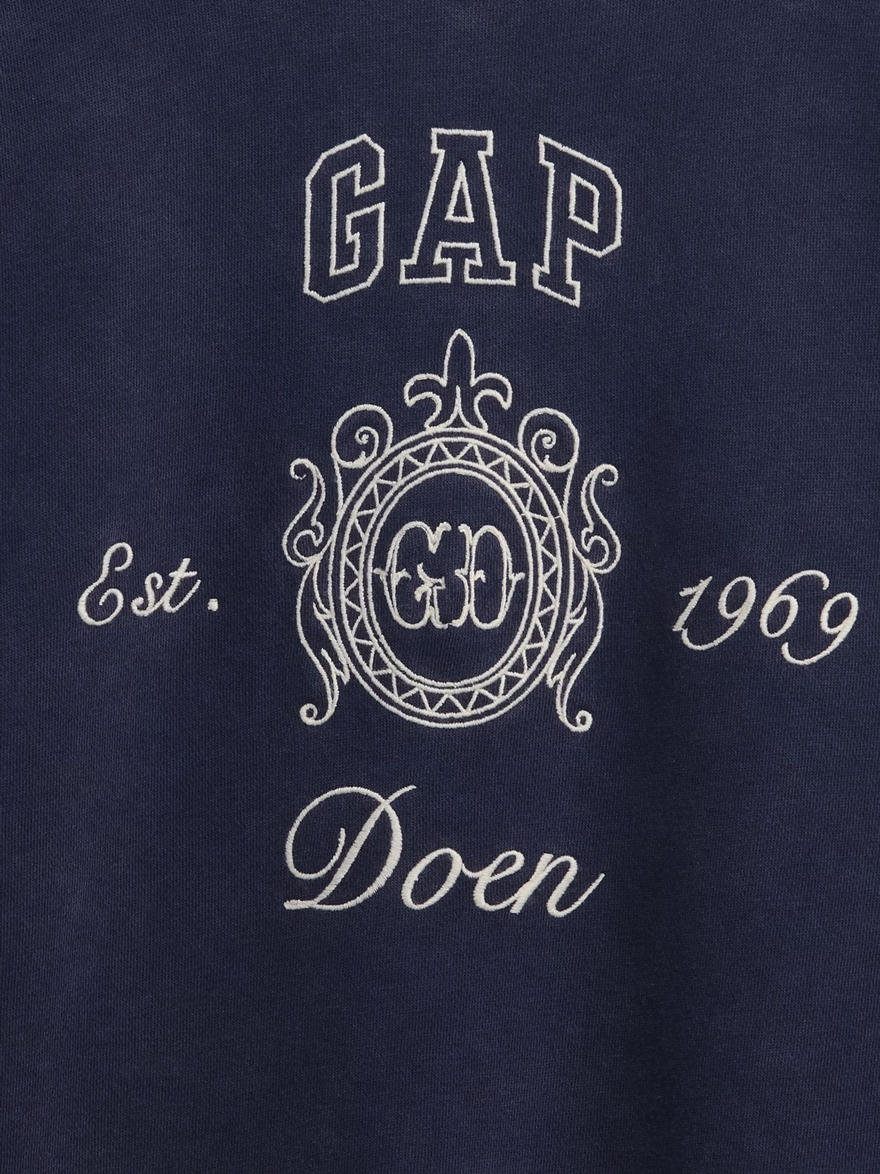 Navy DÔEN VintageSoft Logo Sweatshirt - Image 5 of 7