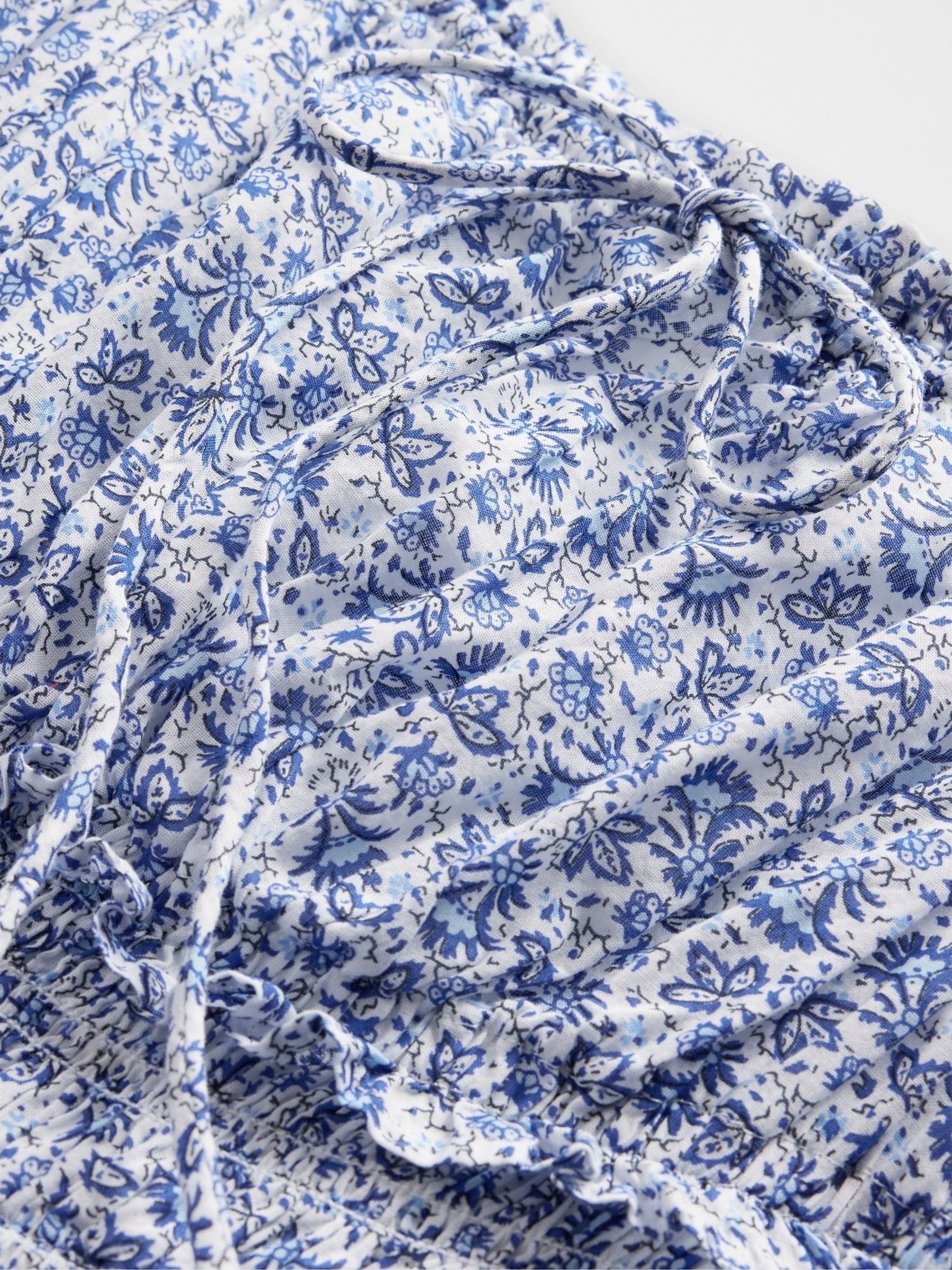 Blue DÔEN Floral Maxi Dress - Image 9 of 9