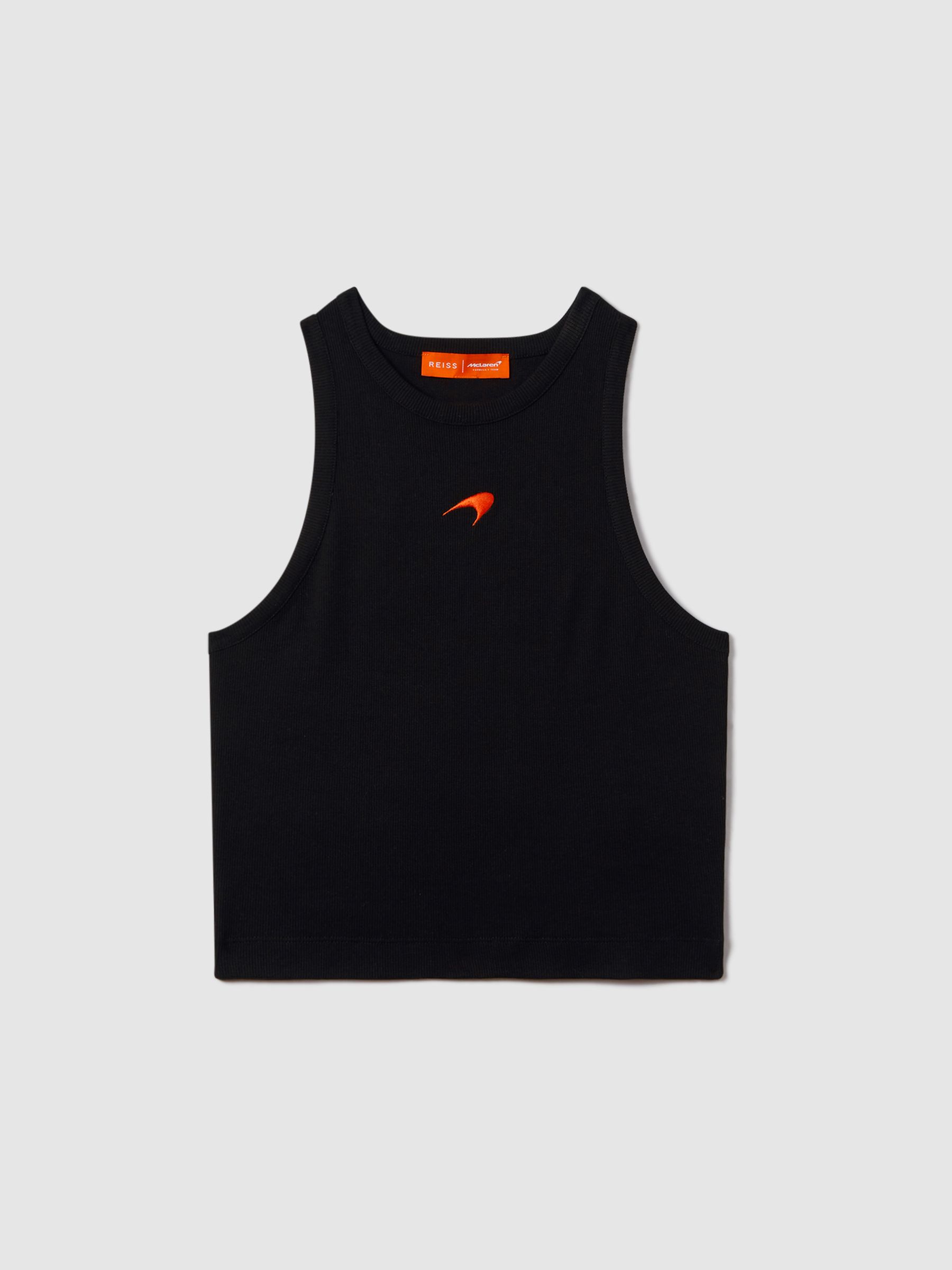 McLaren F1 Team Cotton Logo Vest in Black - Image 2 of 5