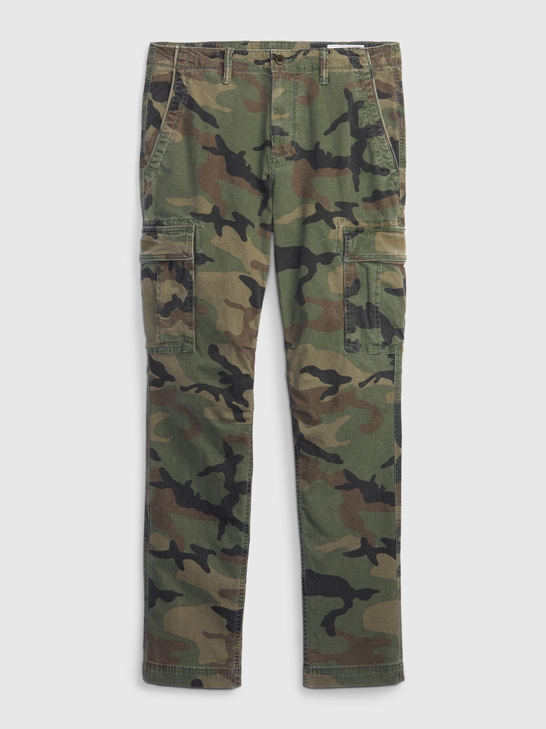 Green Cargo Trousers - Image 2 of 2