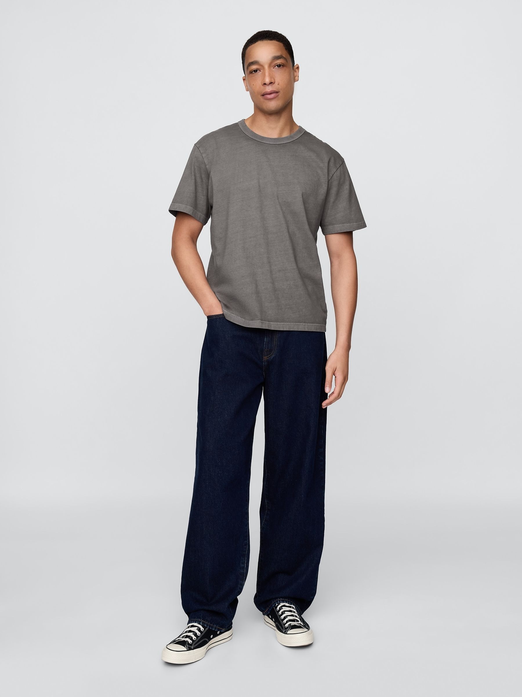 Grey Original Short Sleeve T-Shirt - Image 3 of 5
