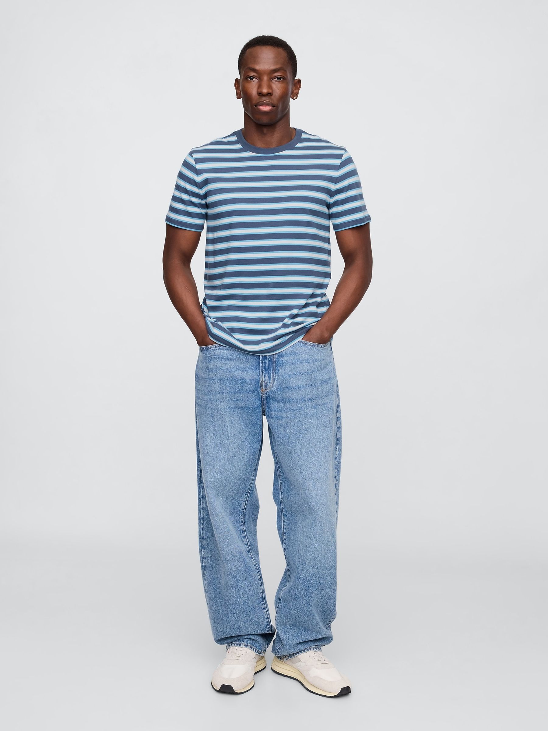 Blue Everyday Crewneck T-Shirt - Image 3 of 5