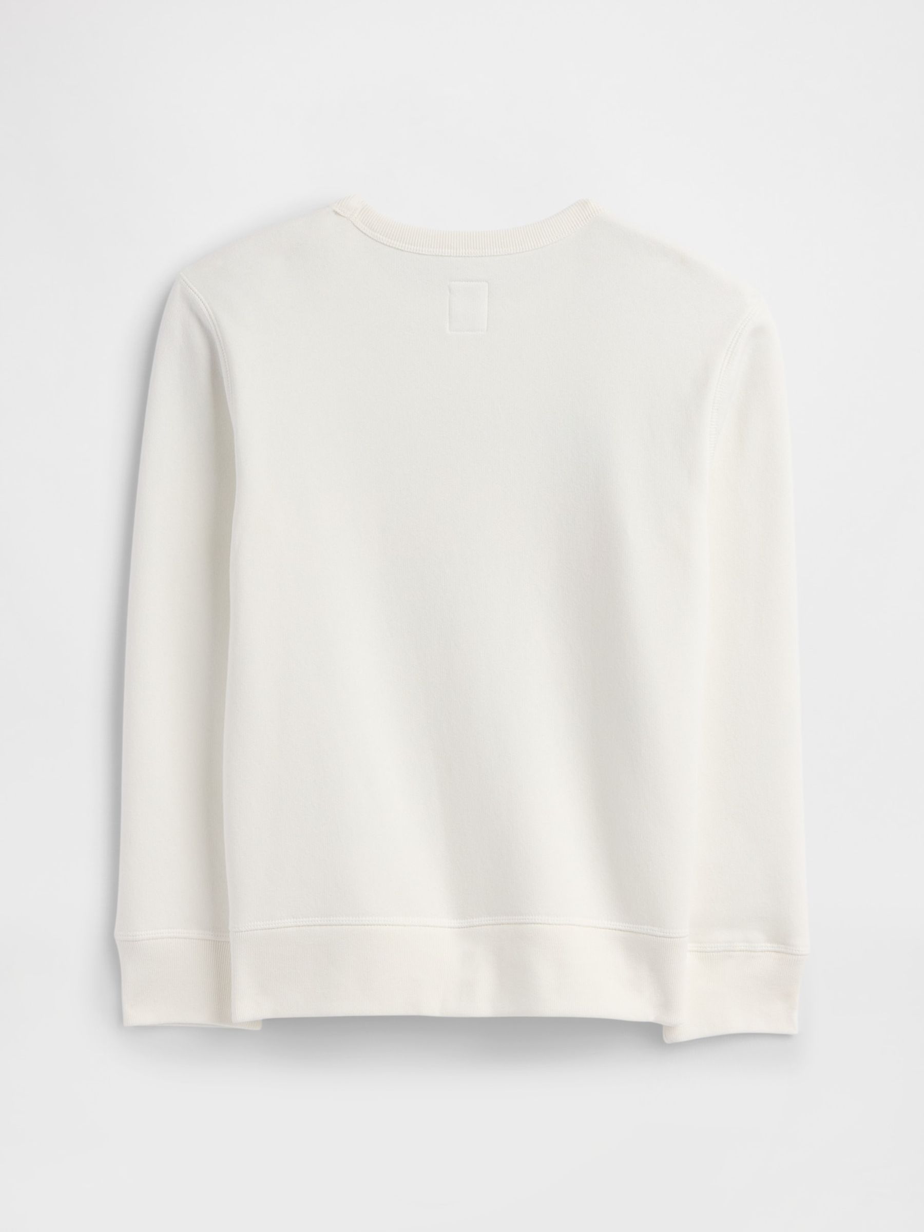 White Palm Print Logo Graphic Sweat Top - Image 2 of 3
