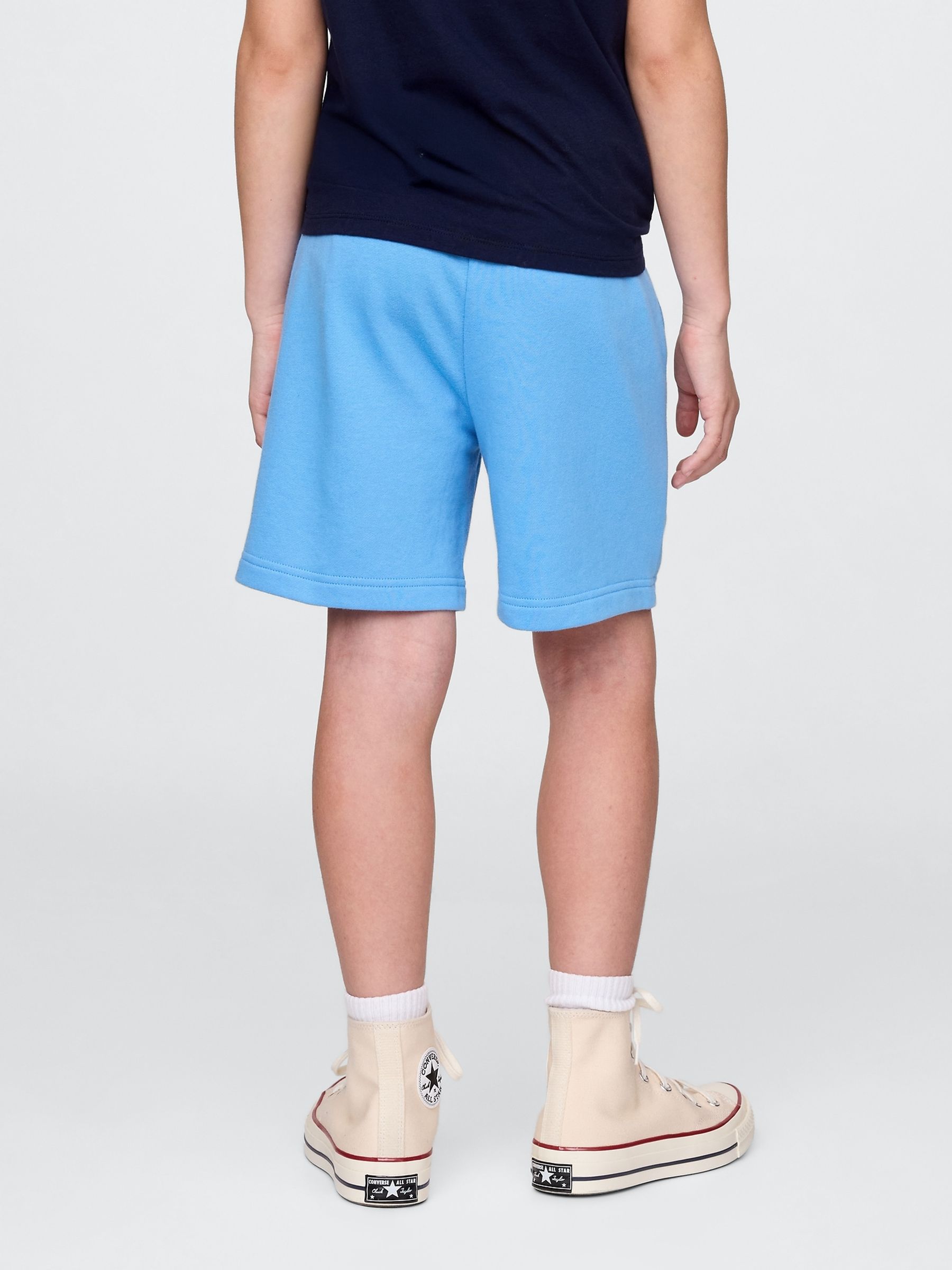 Blue Relaxed Logo Pull On Shorts (4-13yrs) - Image 2 of 5