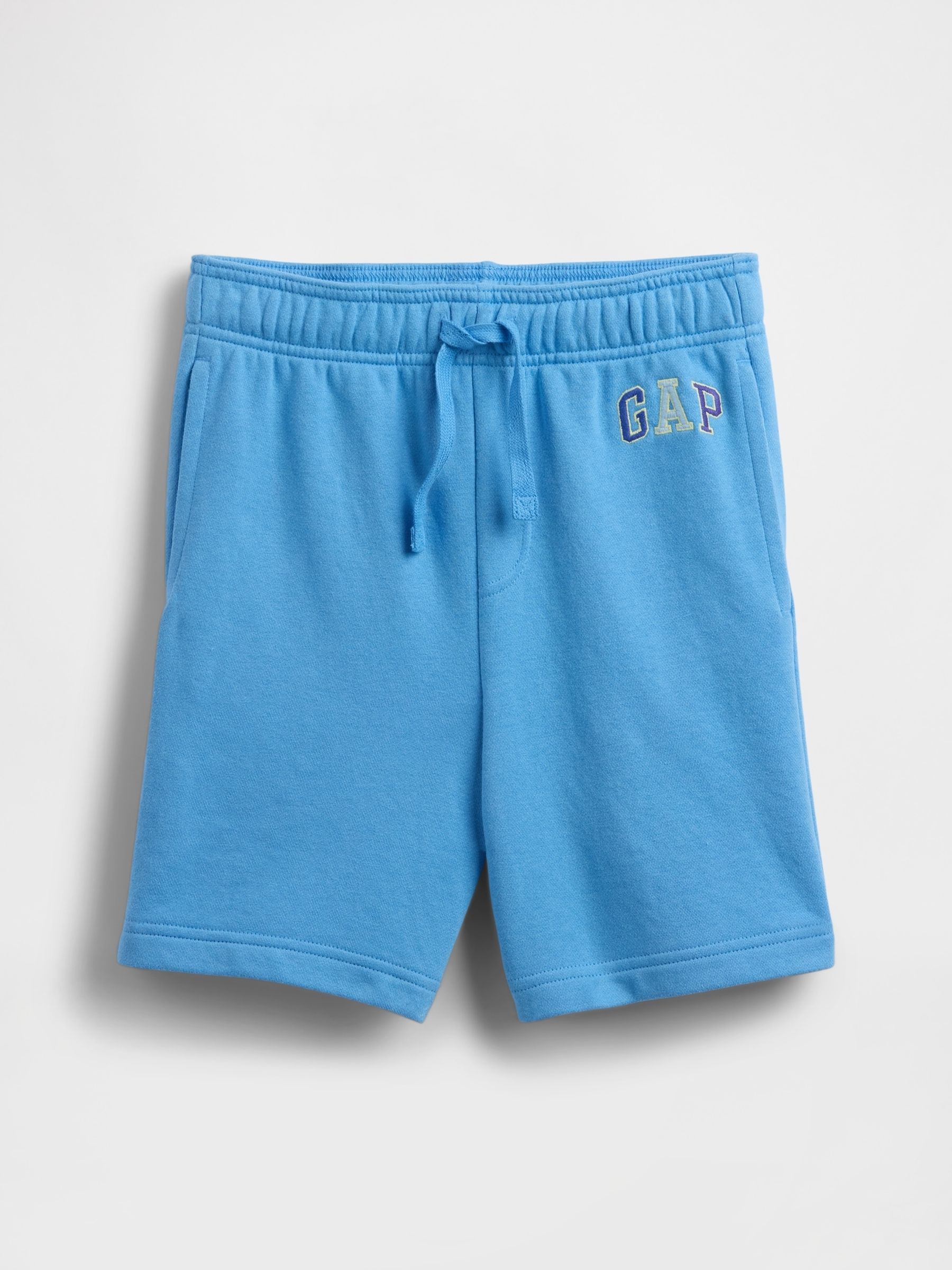 Blue Relaxed Logo Pull On Shorts (4-13yrs) - Image 4 of 5