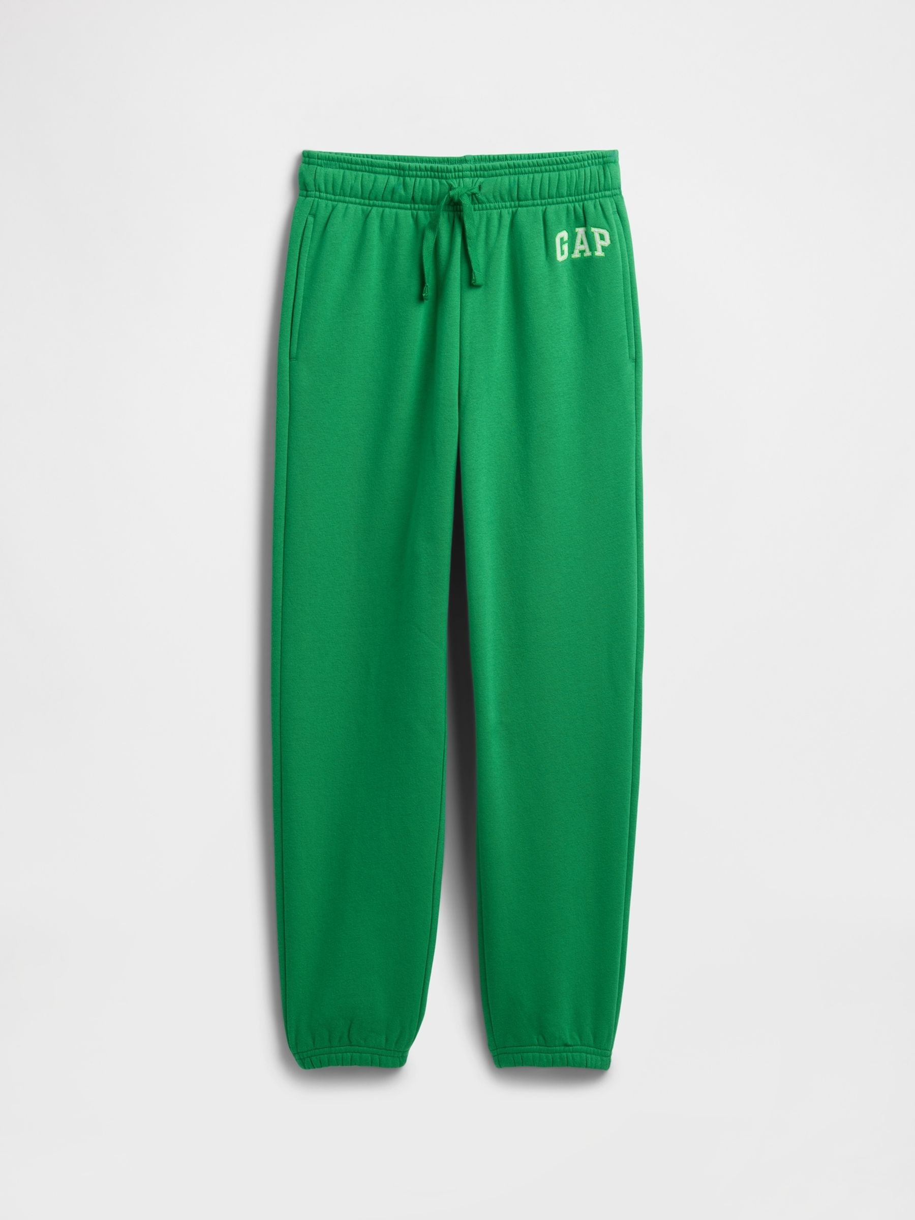 Green Logo Pull on Joggers (4-13yrs) - Image 1 of 3