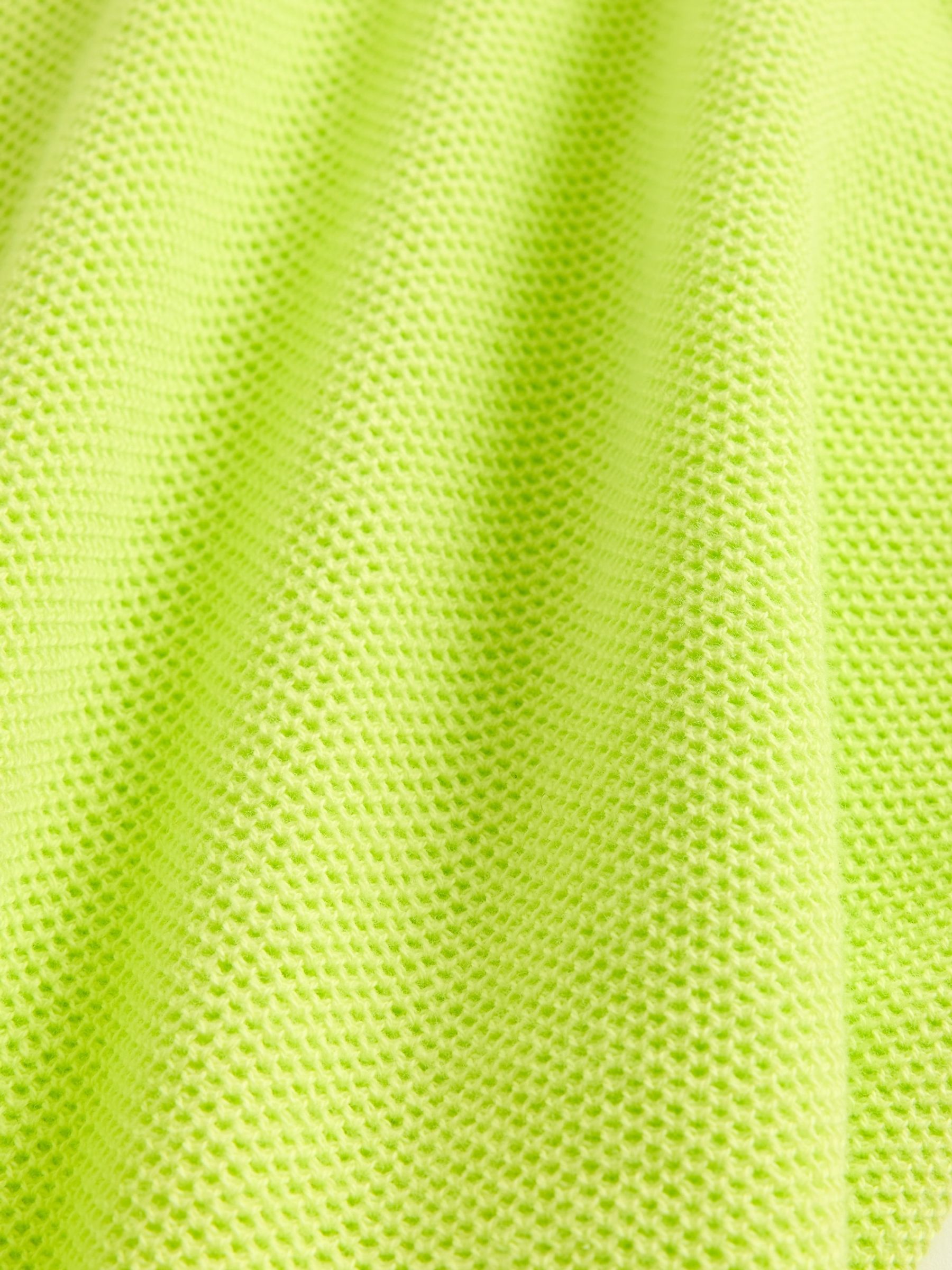 Yellow Relaxed Knit Polo Shirt (4-12yrs) - Image 5 of 5