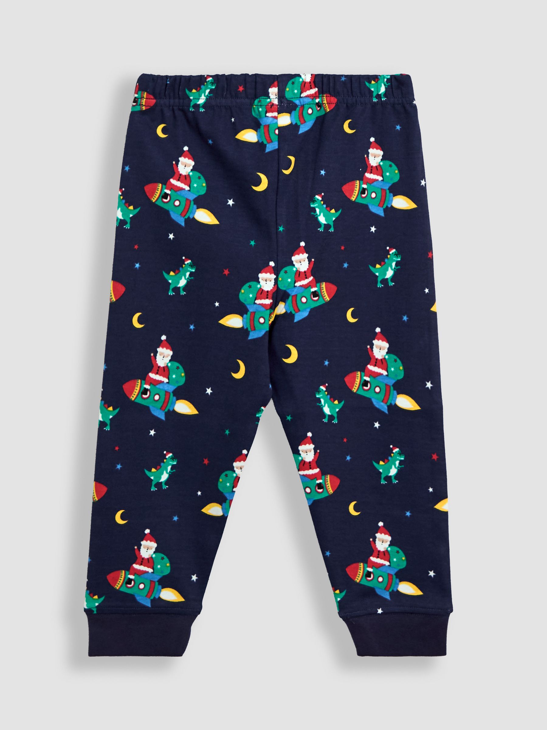 Navy Blue Woven Check Pyjamas - Image 6 of 6