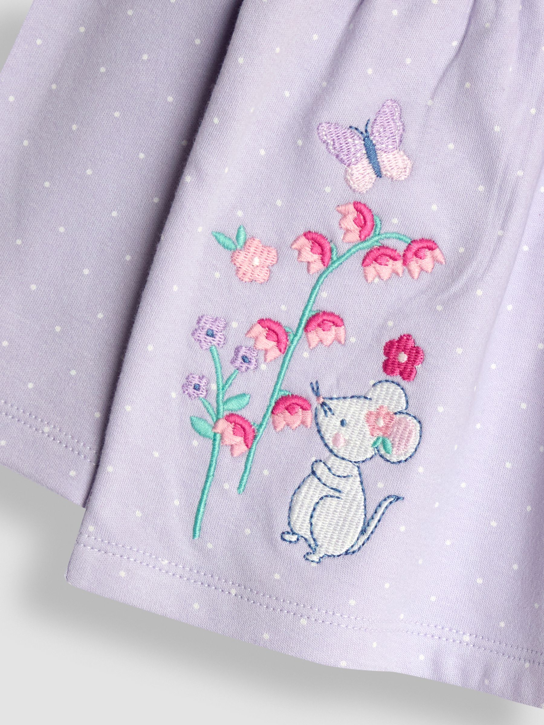 Lilac Mouse Character 2 Pack Jersey Pyjamas - Image 10 of 10