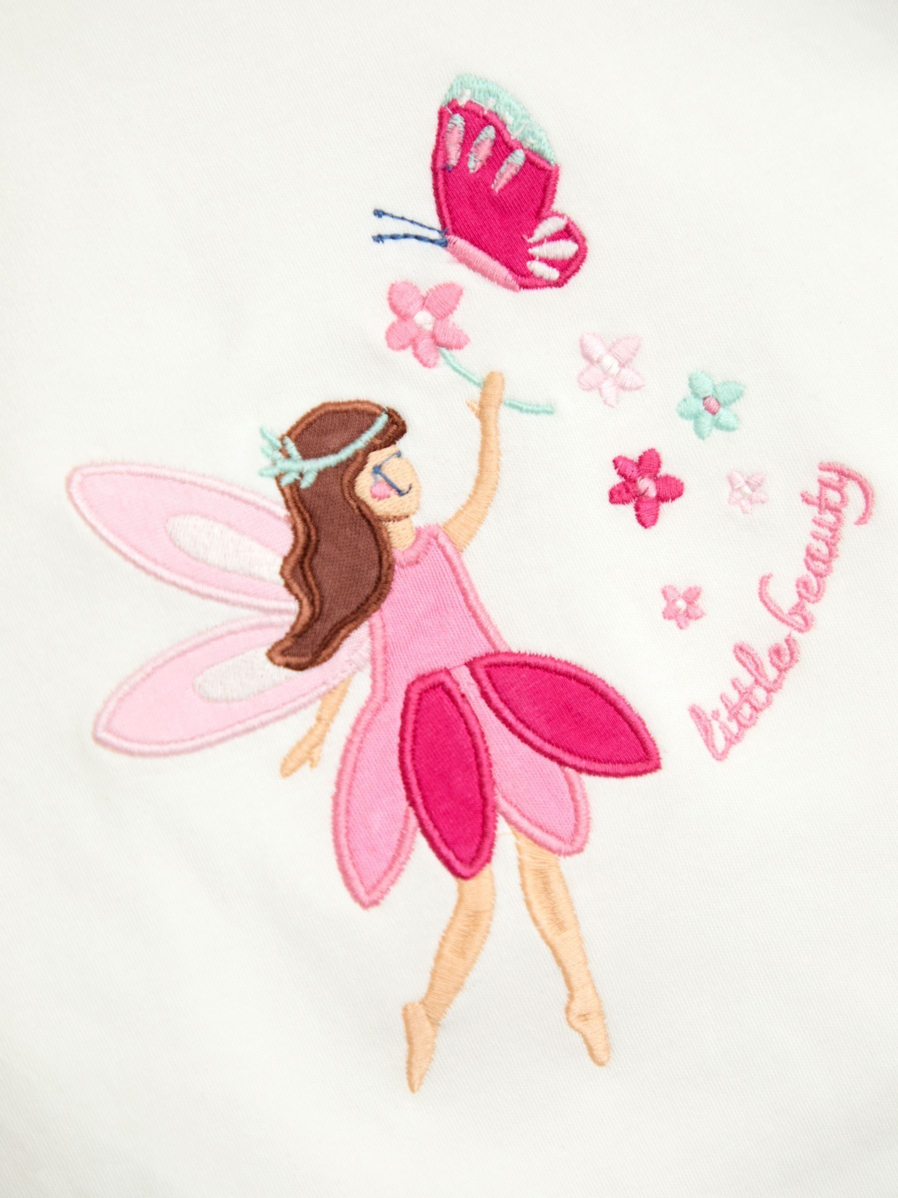 Pink Fairy Print 2 Pack Jersey Pyjamas - Image 11 of 11