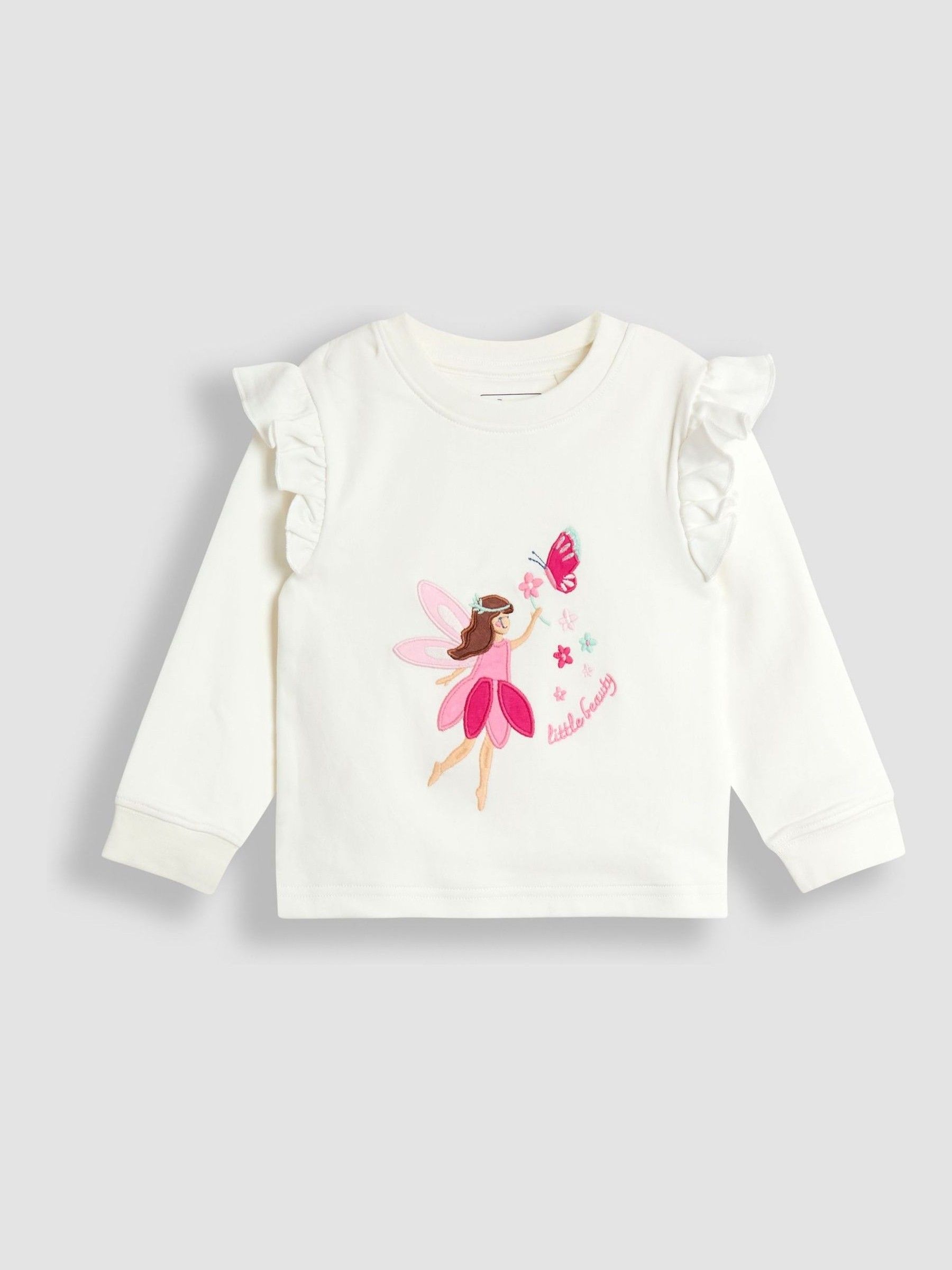 Pink Fairy Print 2 Pack Jersey Pyjamas - Image 6 of 11