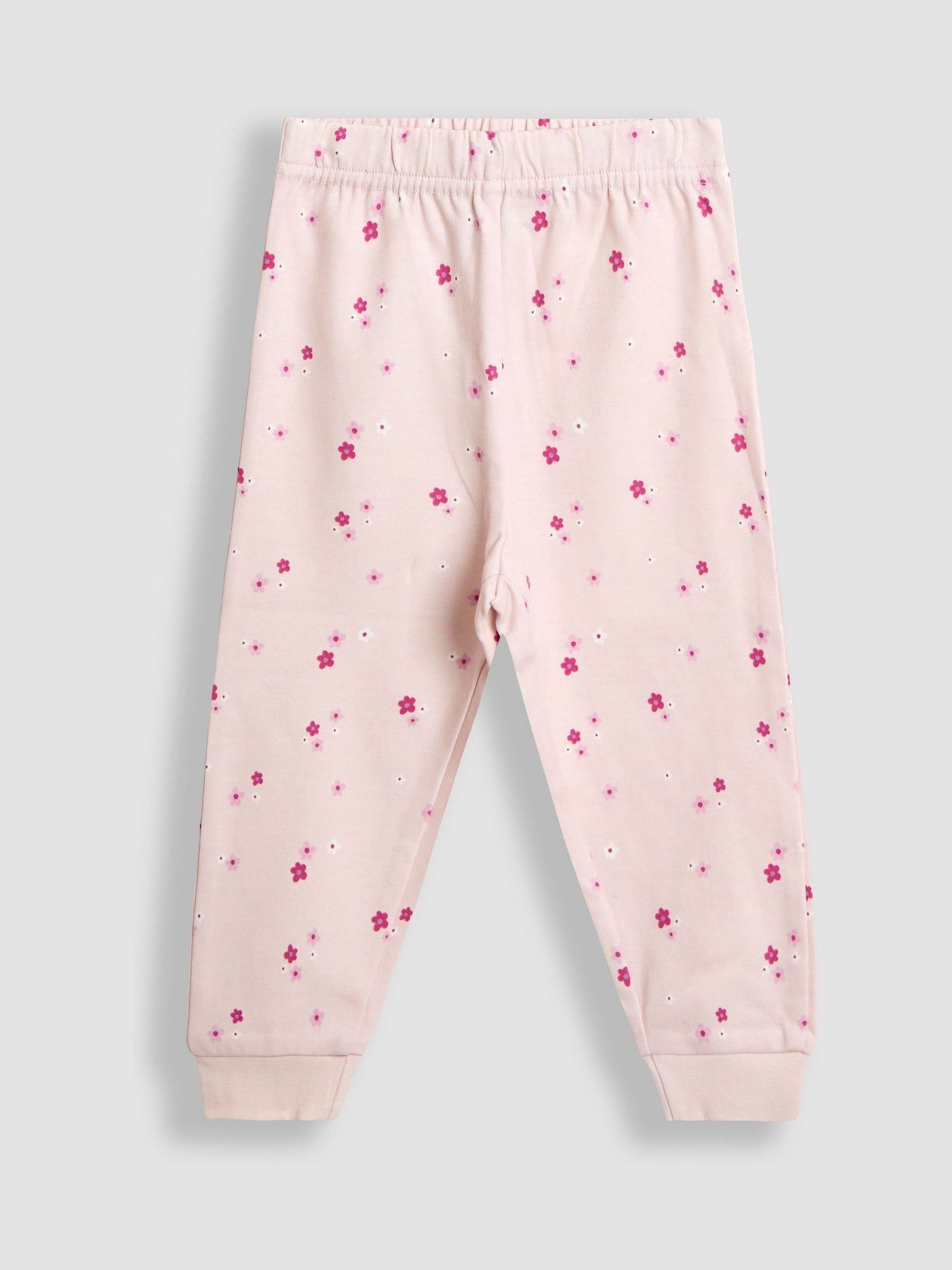 Pink Fairy Print 2 Pack Jersey Pyjamas - Image 8 of 11