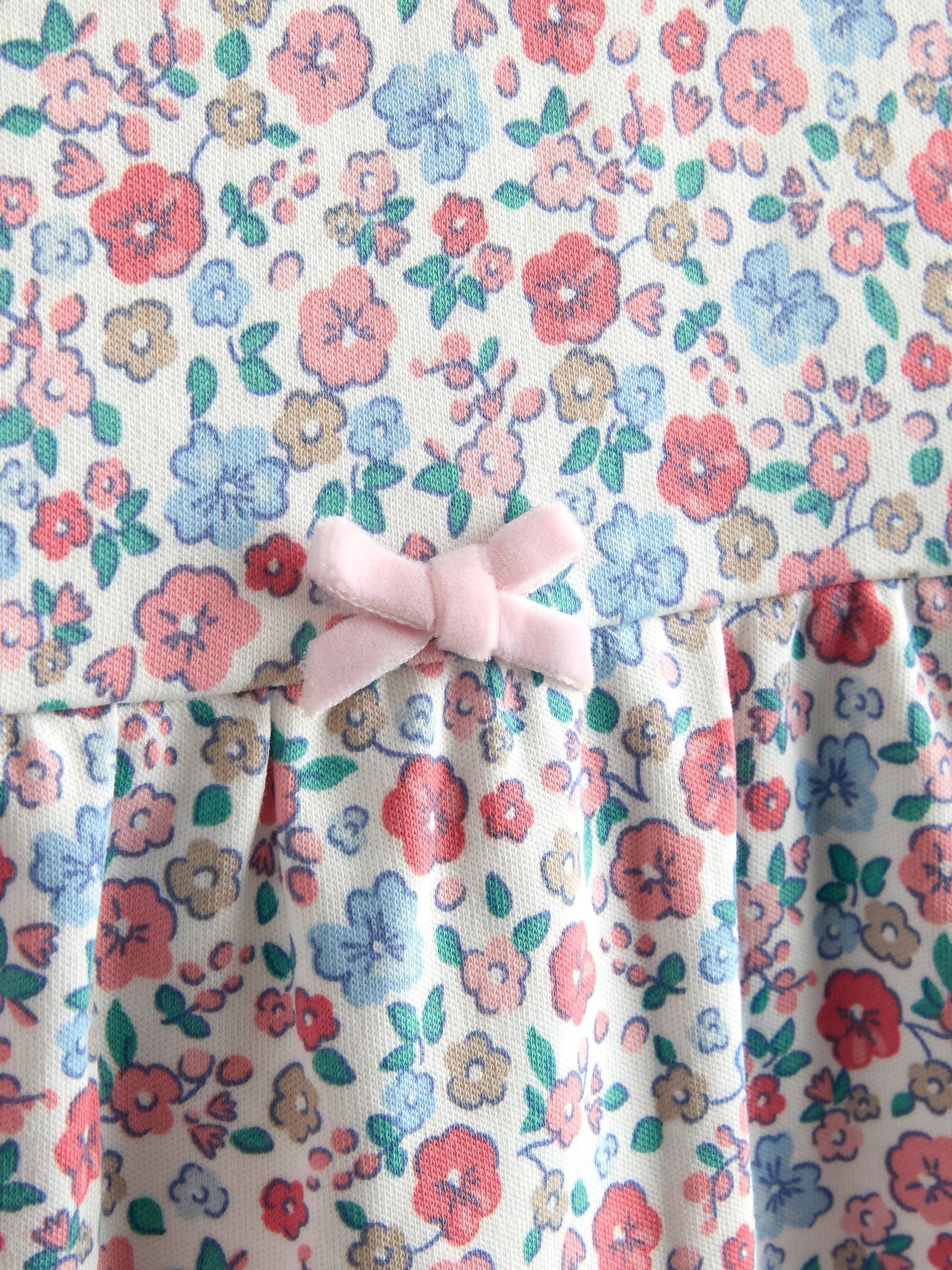 Pink Bunny Print 2 Pack Jersey Pyjamas - Image 3 of 13